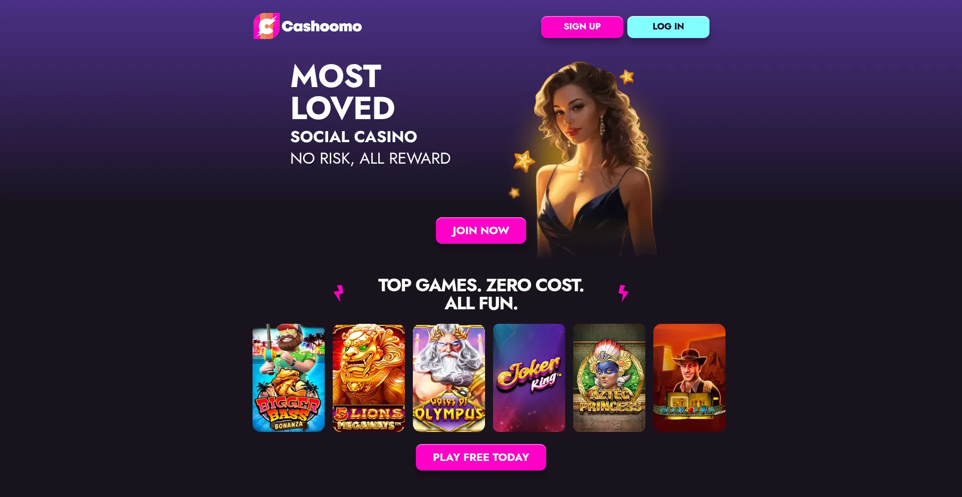Cashoomo.com Screenshot