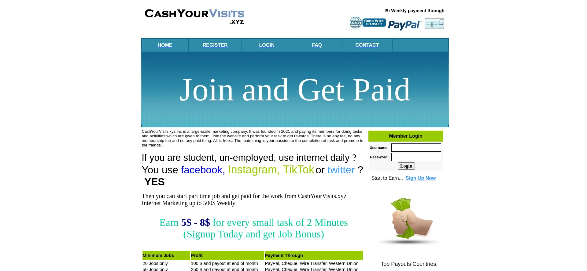 Cashyourvisits.xyz