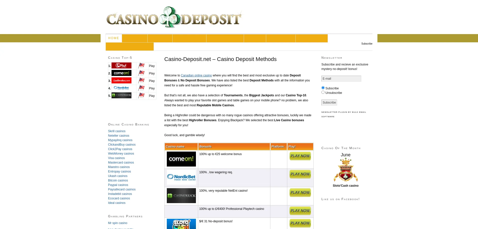 Casino-deposit.net Reviews: Low Trust Online Casino | Check if site is ...