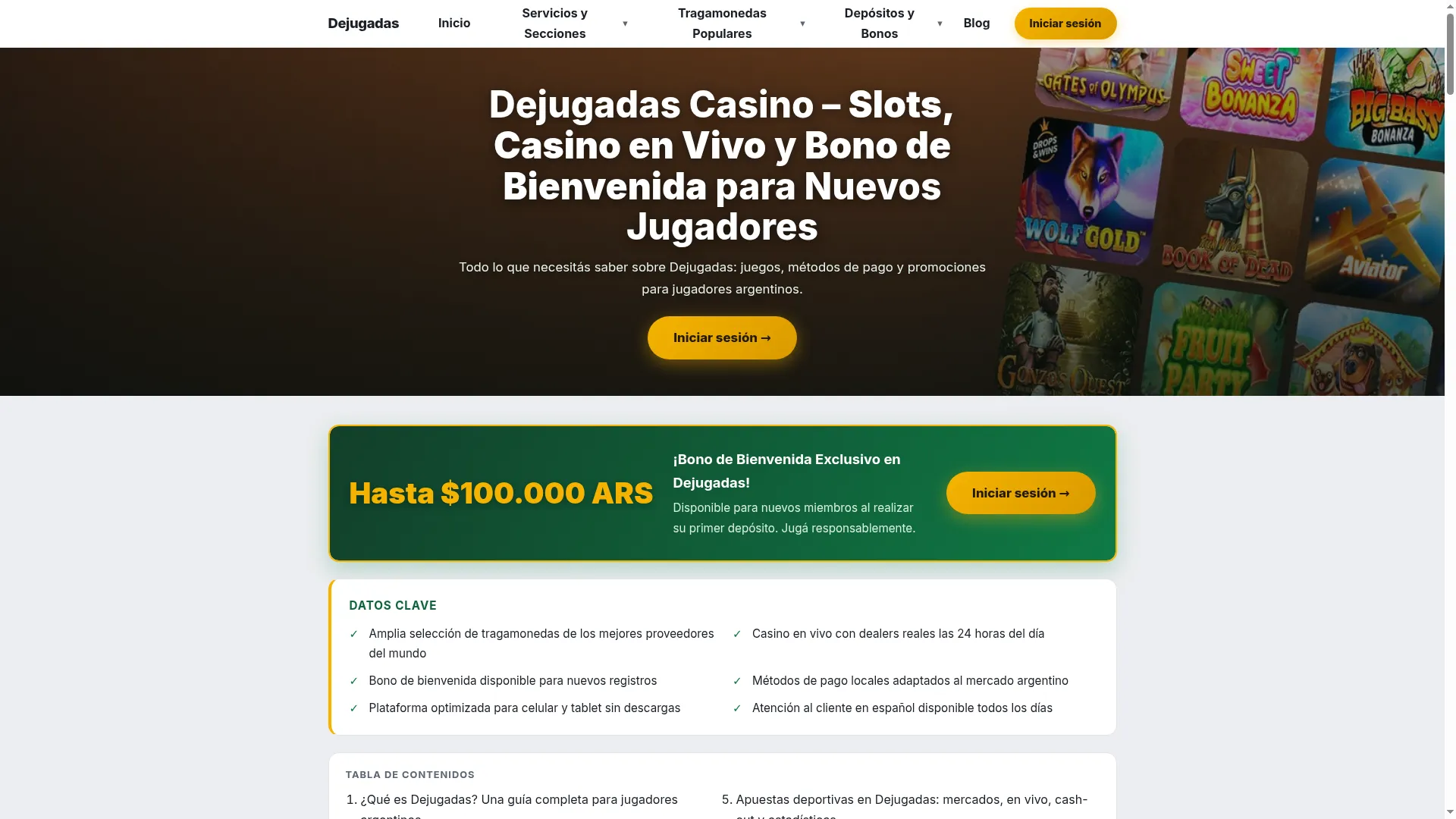 Casinodejugadas.com