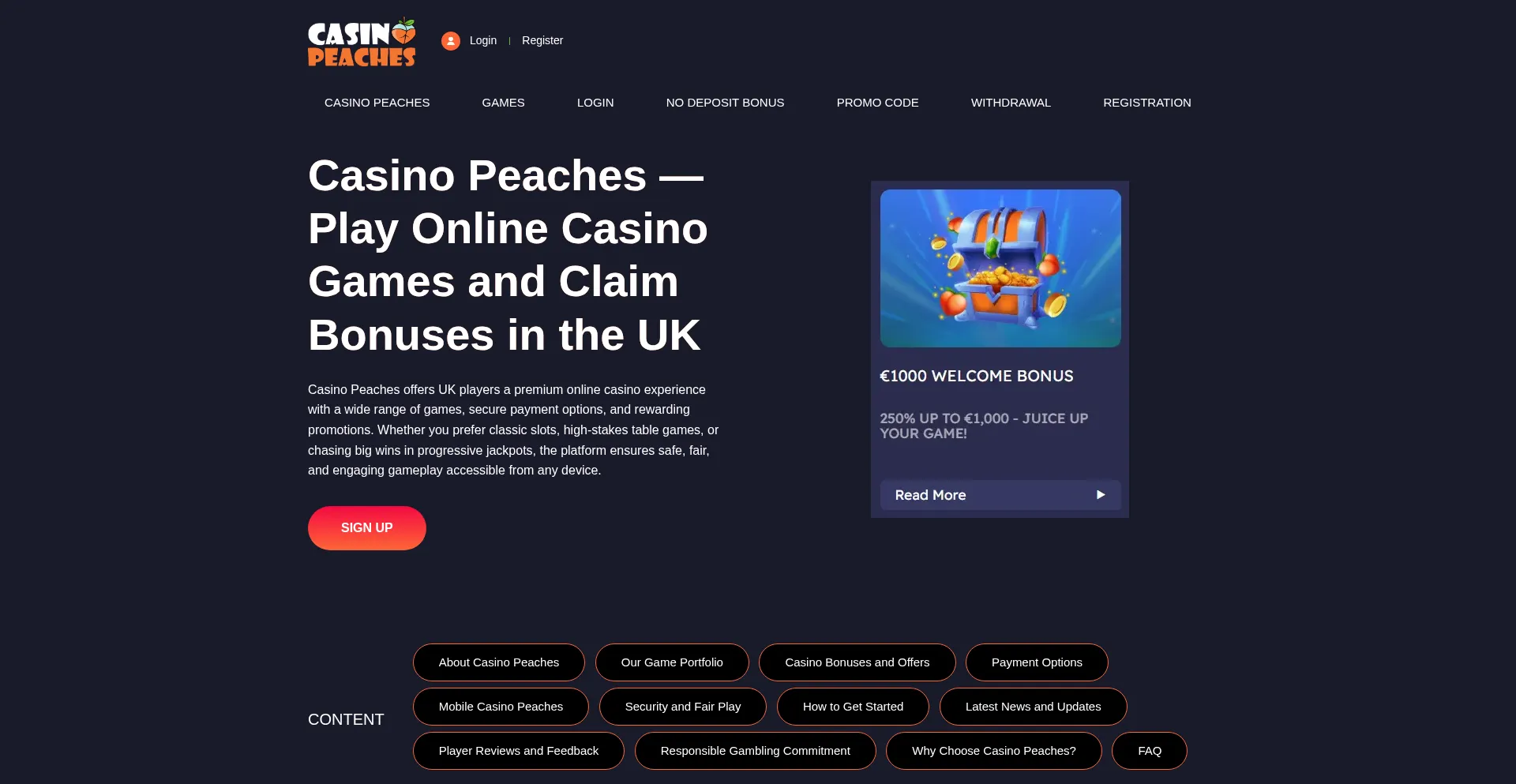 Casinopeaches-online.com