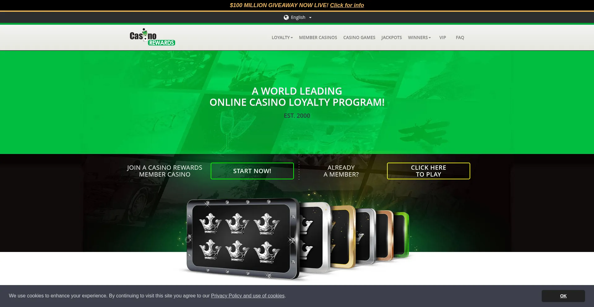 Casinorewards.com Screenshot