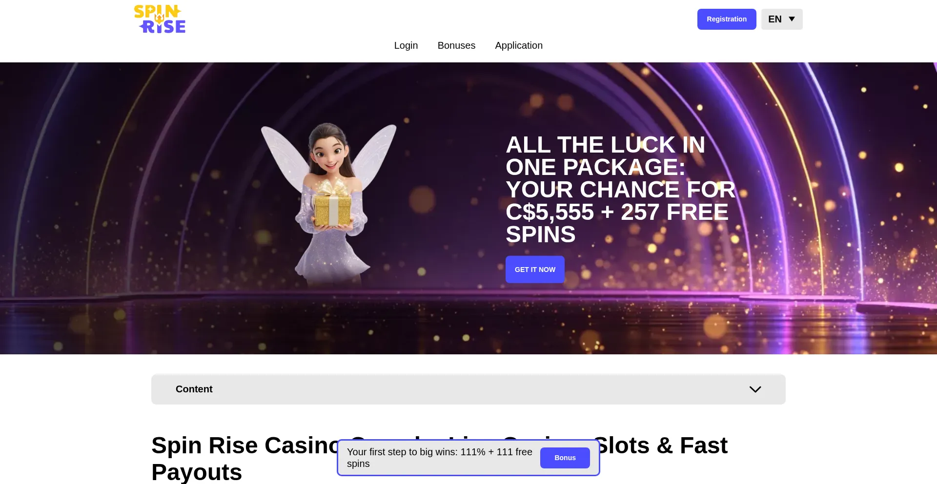 Casinospinrise-ca.com