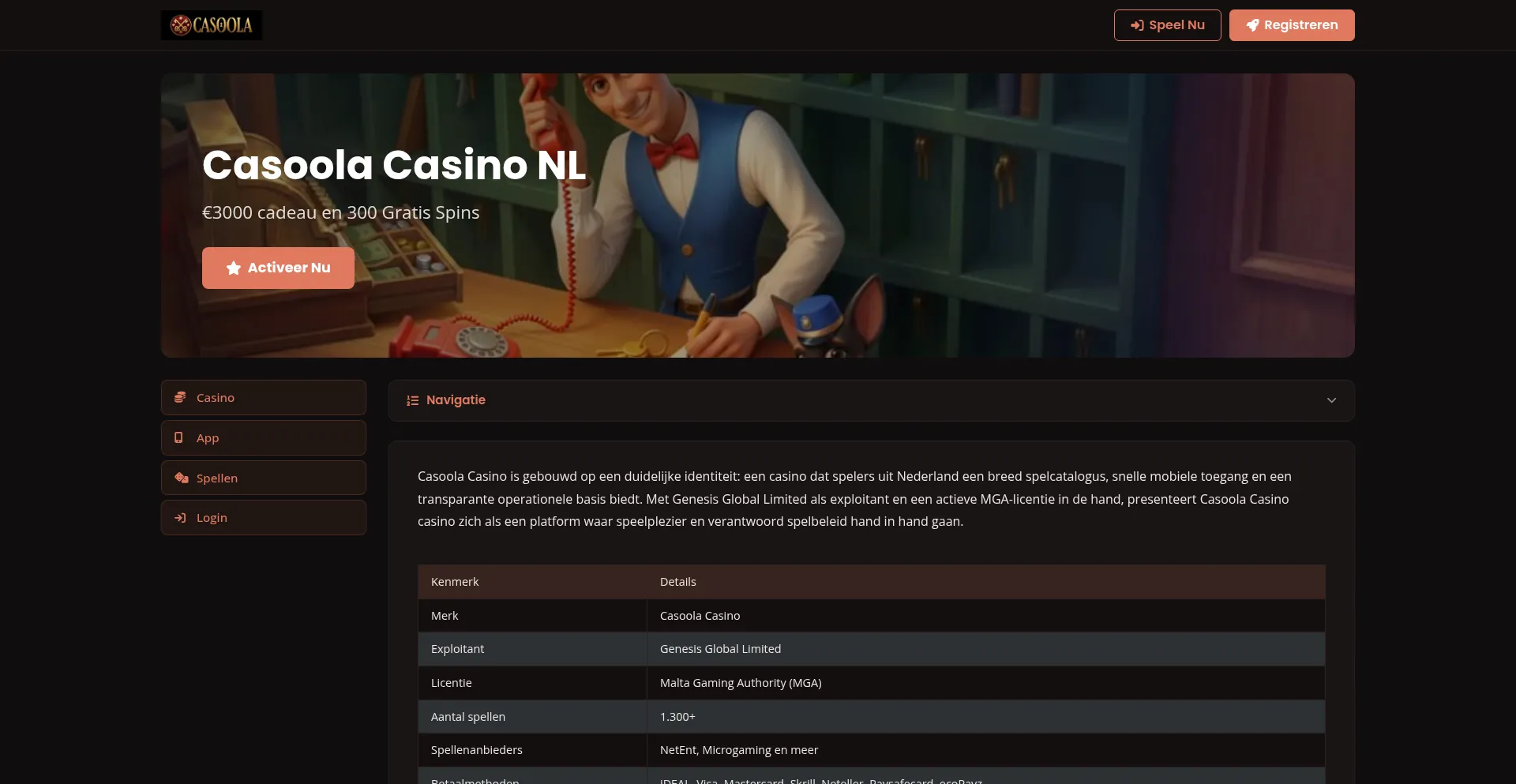 Casoolacasino-online.com
