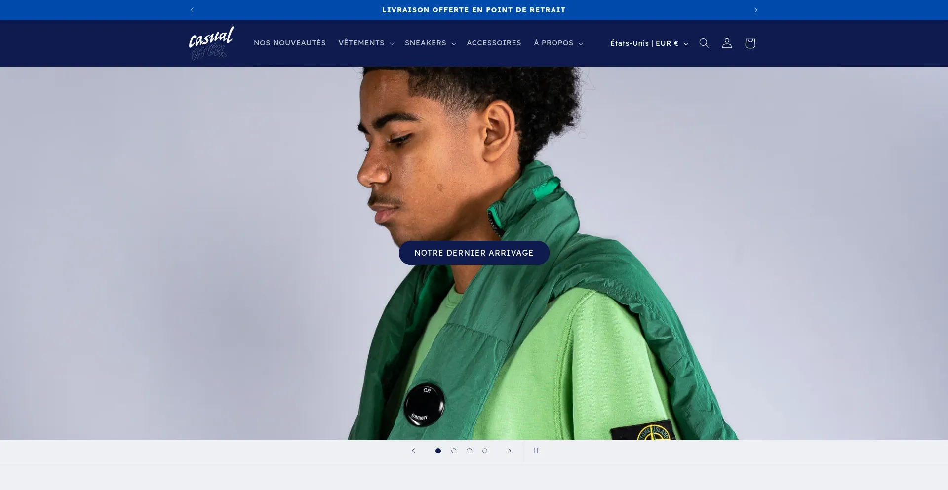 Casual-area.com Screenshot