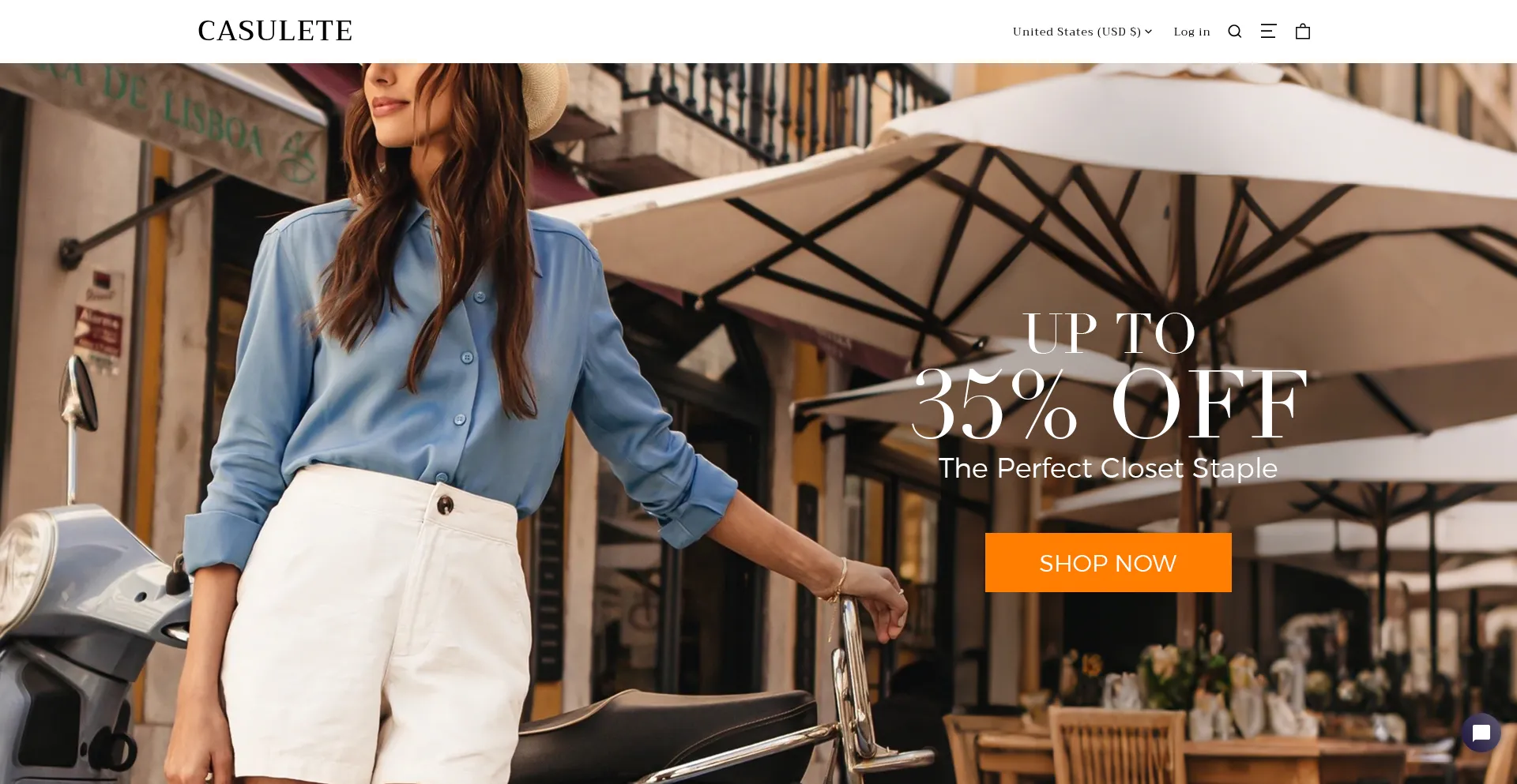 Website screenshot of Casulete.com