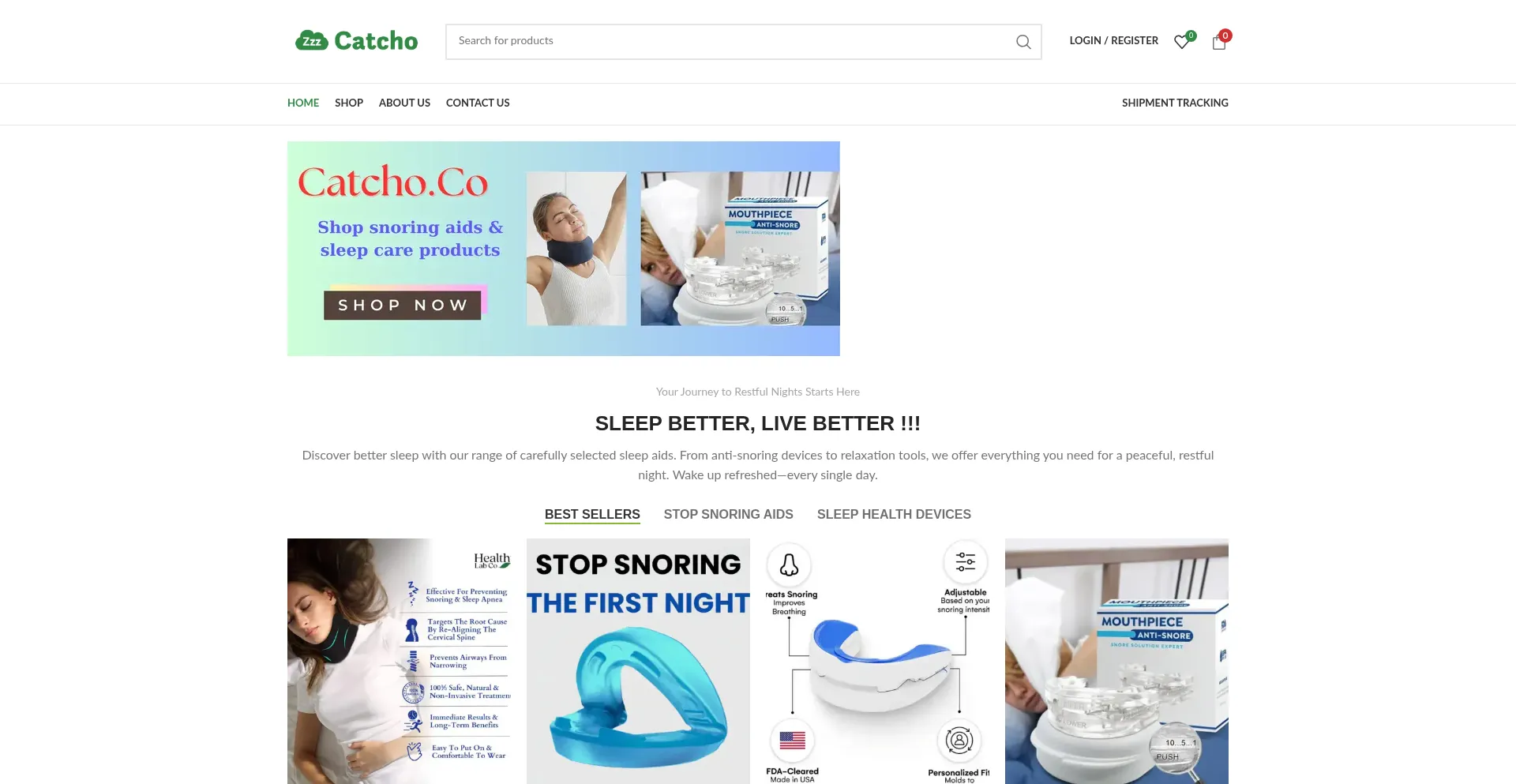 Website screenshot of Catcho.co