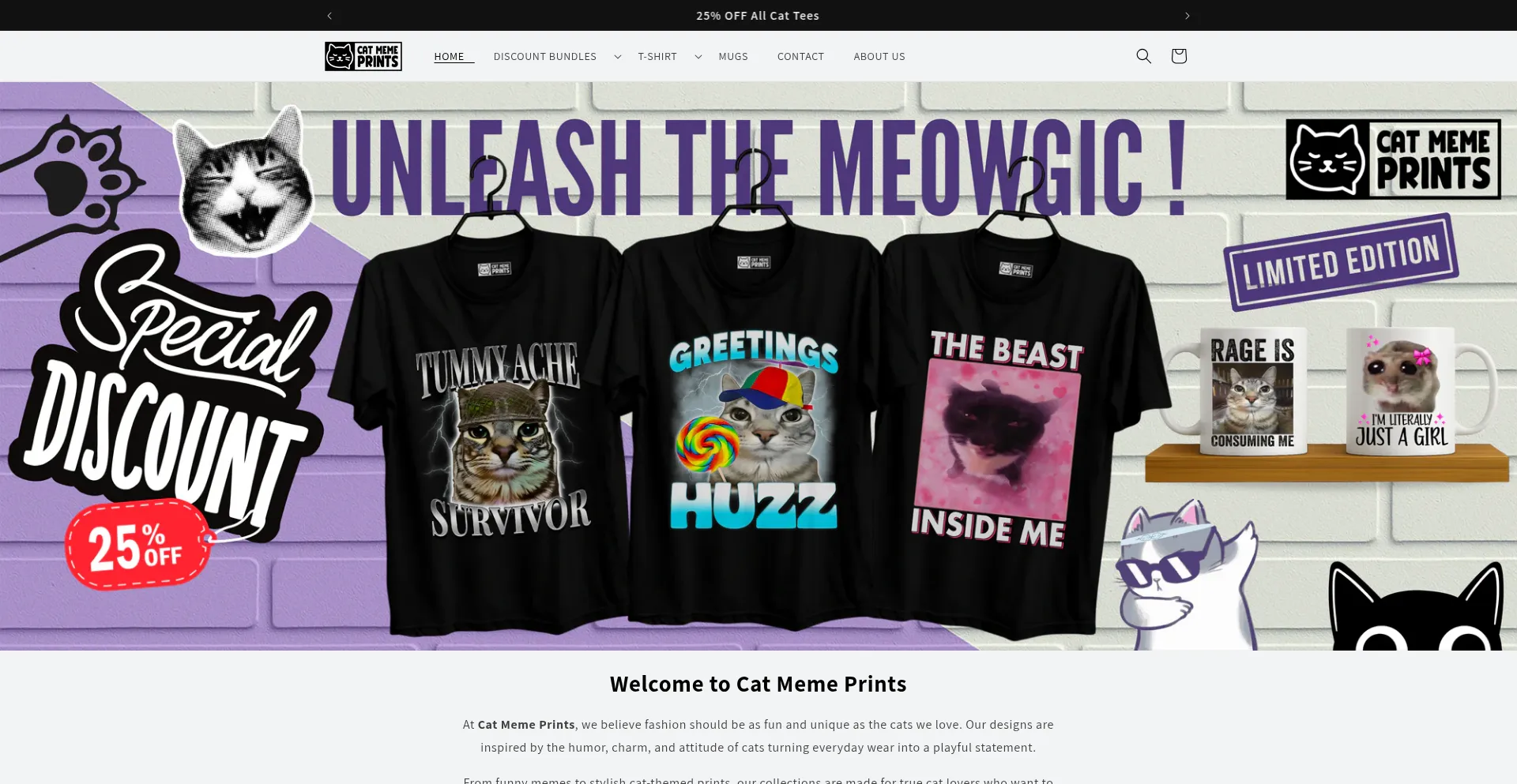 Catmemeprints.com Screenshot