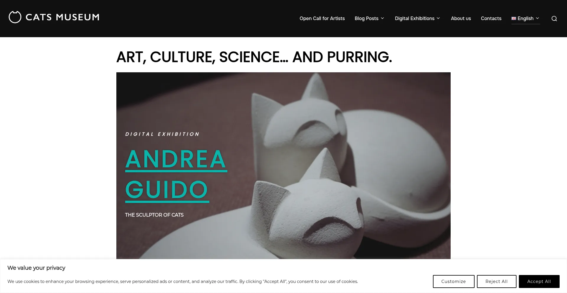 Cats-museum.com Screenshot
