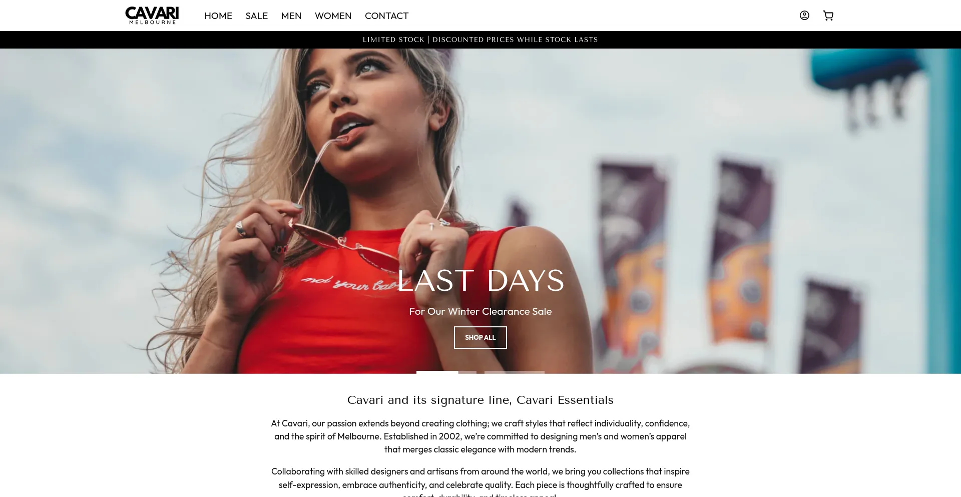Cavarimelbourne.com Screenshot