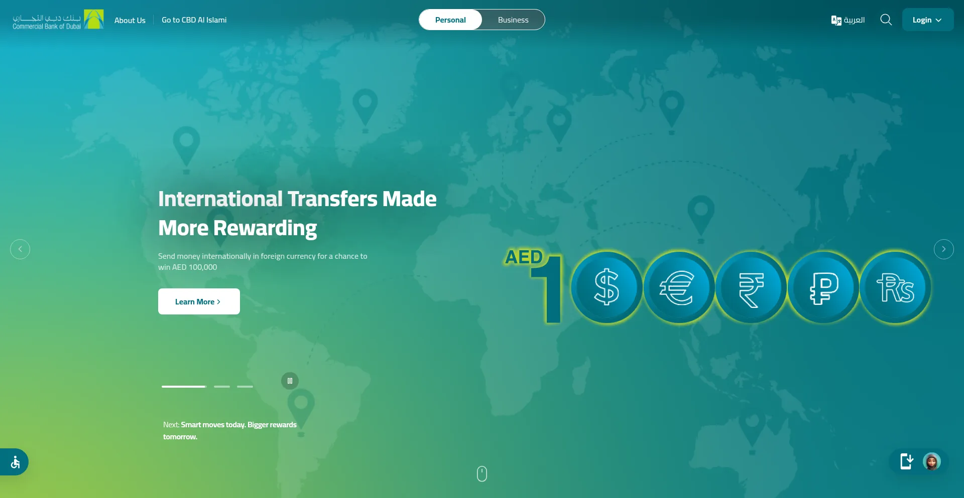 Website screenshot of Cbd.ae