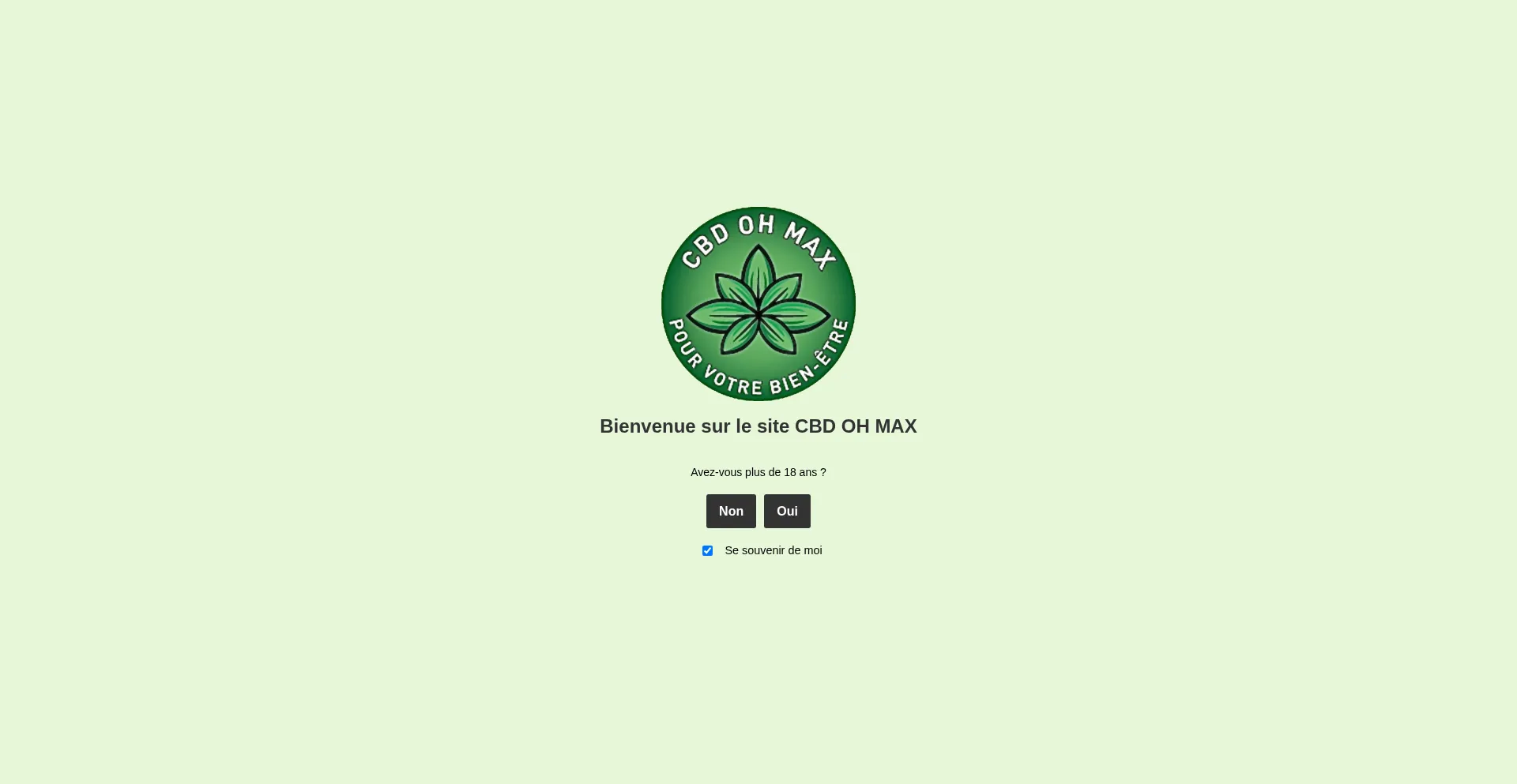 Cbdohmax.fr Screenshot