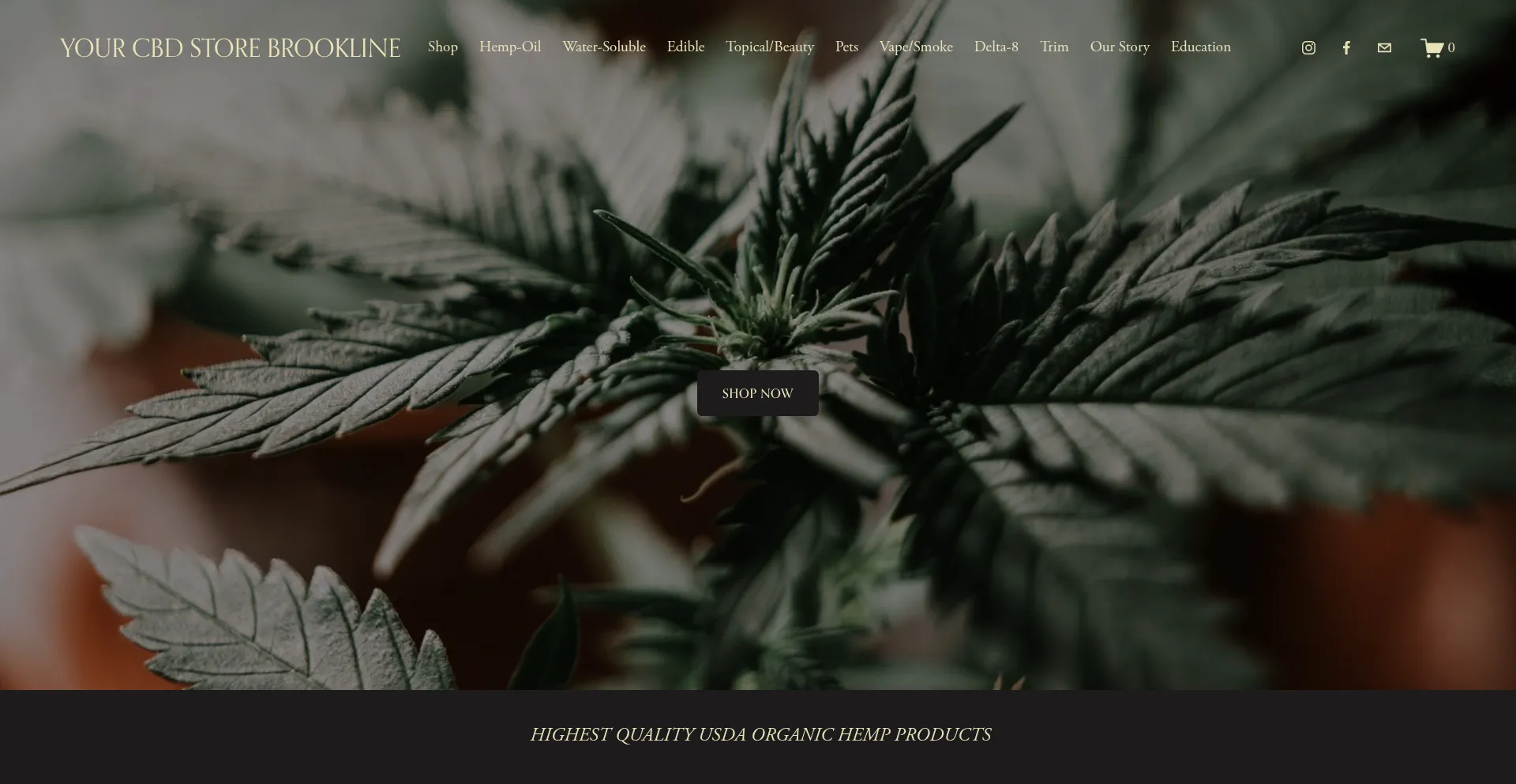 Cbdstoreboston.com Screenshot
