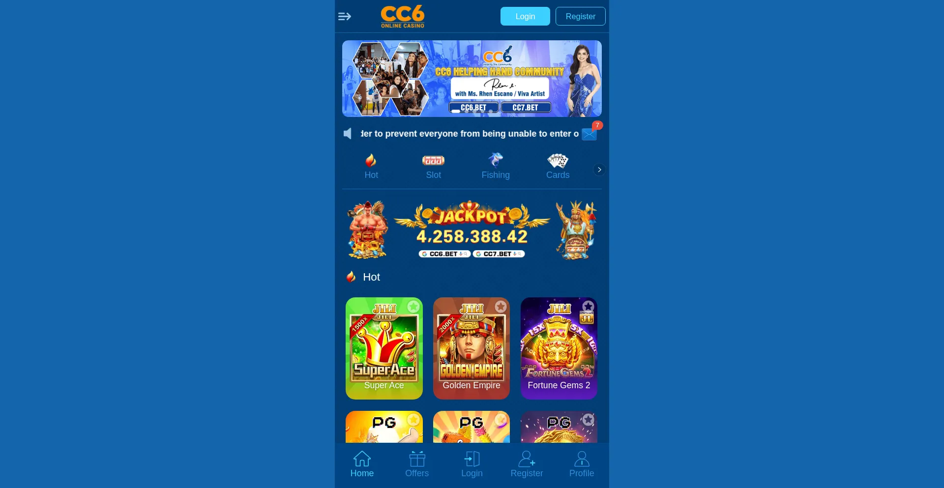 Website screenshot of Cc6ph9.com