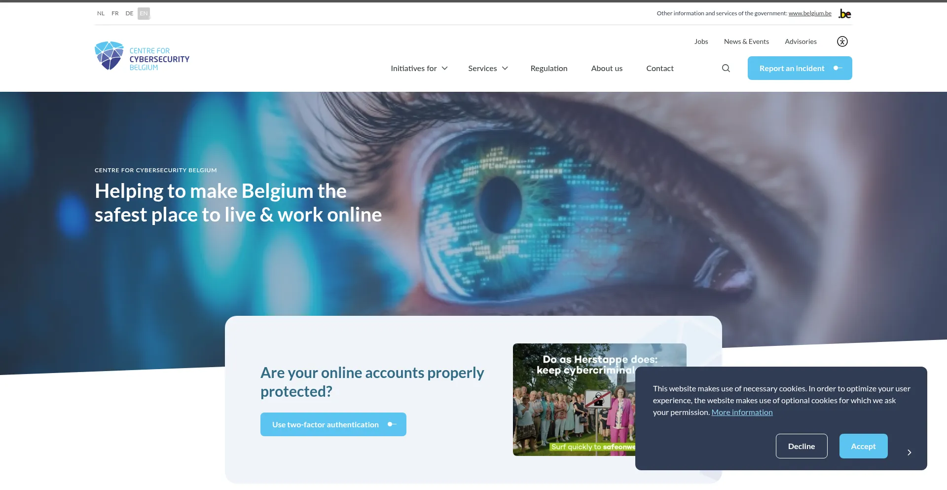Ccb.belgium.be Screenshot