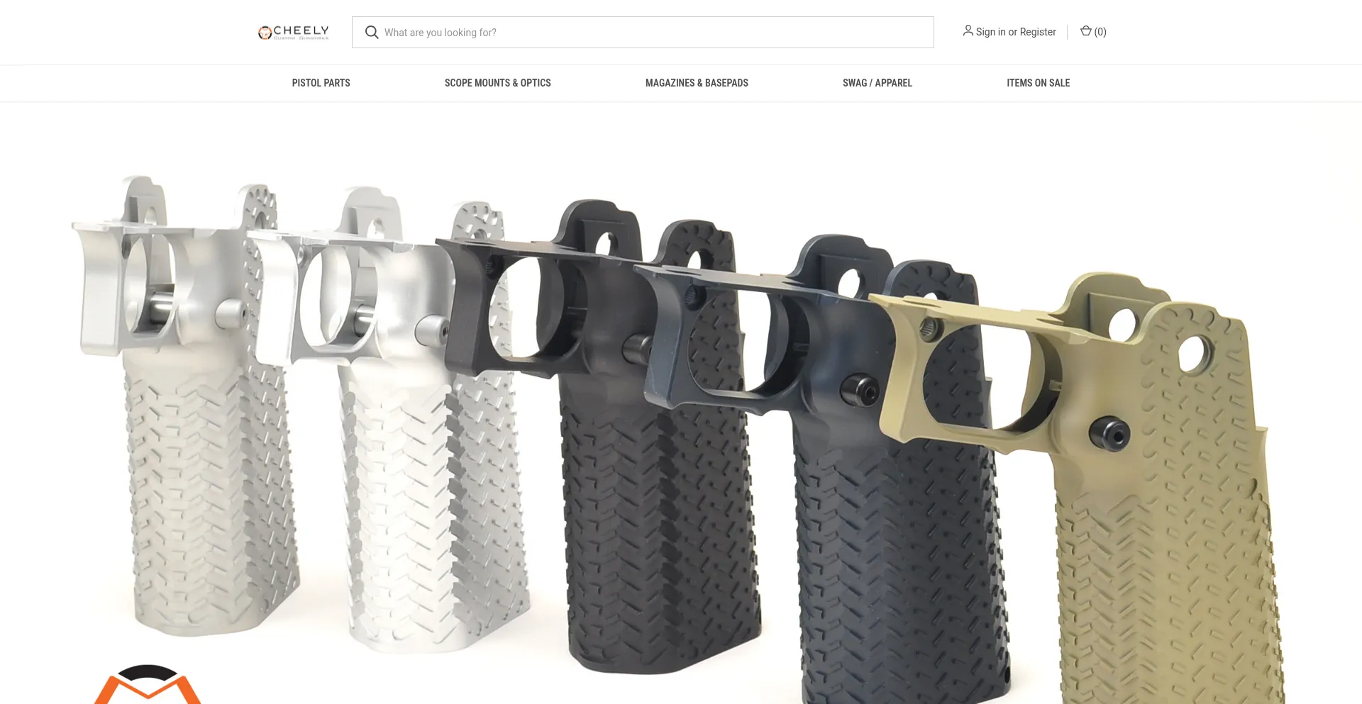 Website screenshot of Ccgunworks.com