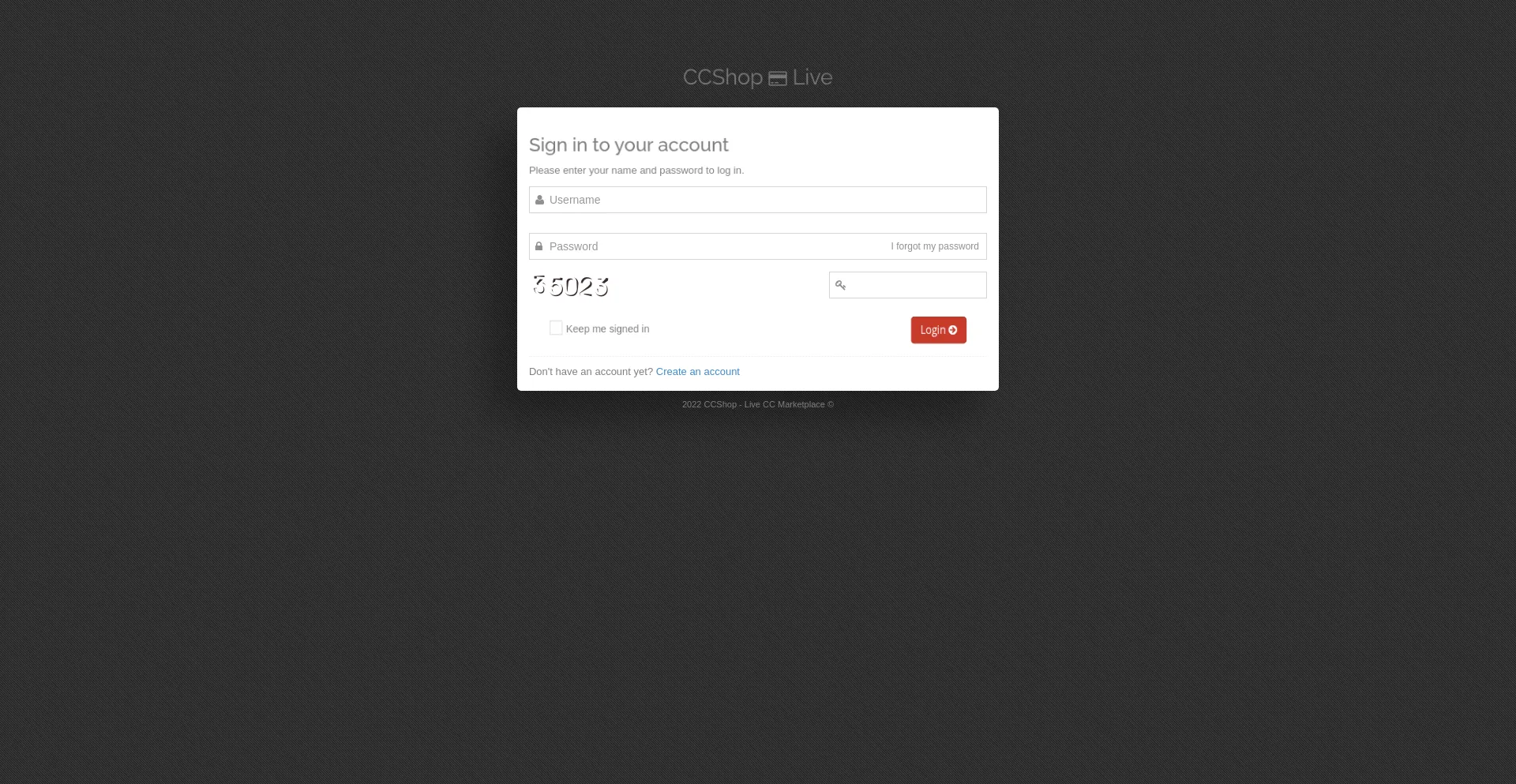 Website screenshot of Ccshop.live