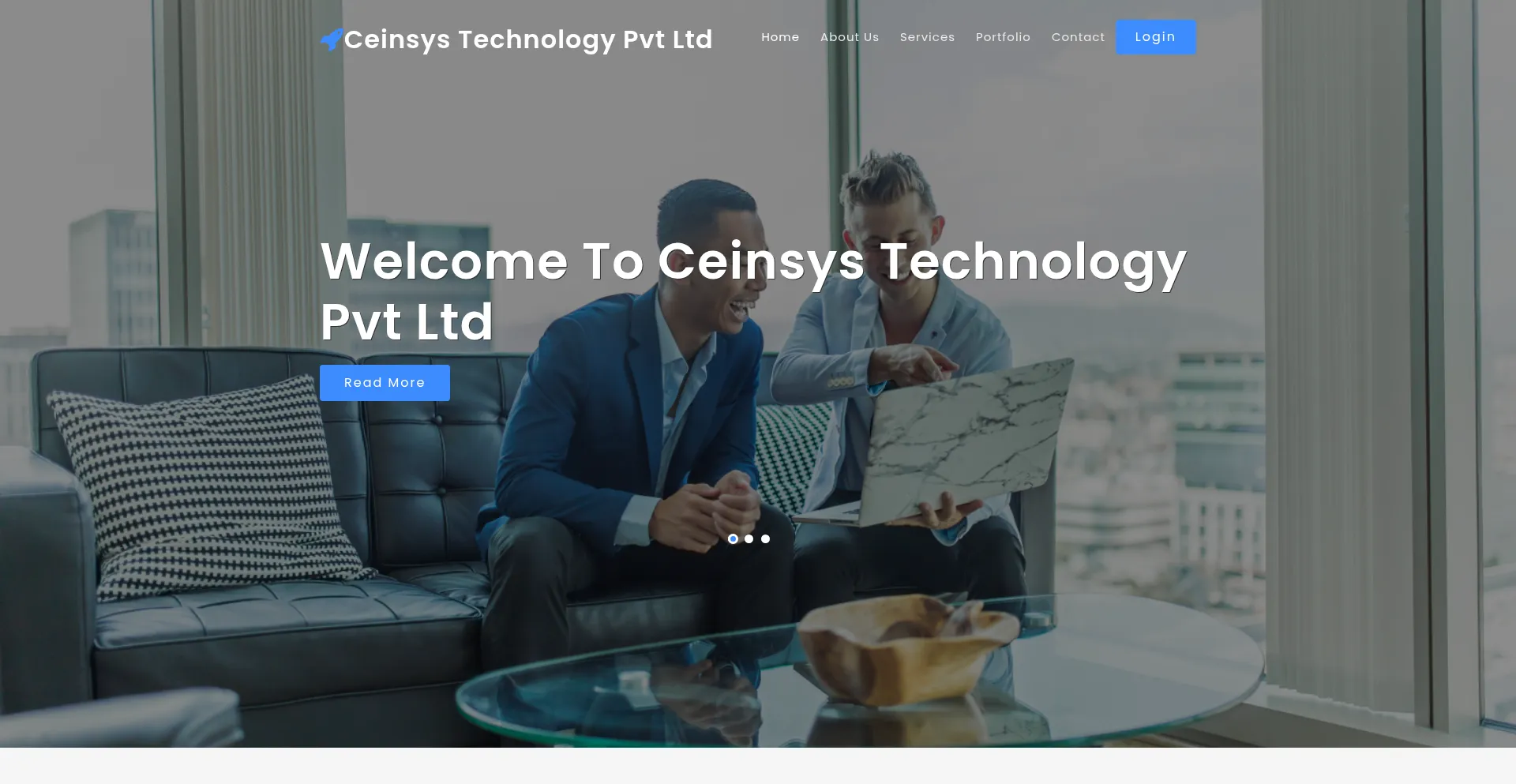 Website screenshot of Ceinsystechnology.com