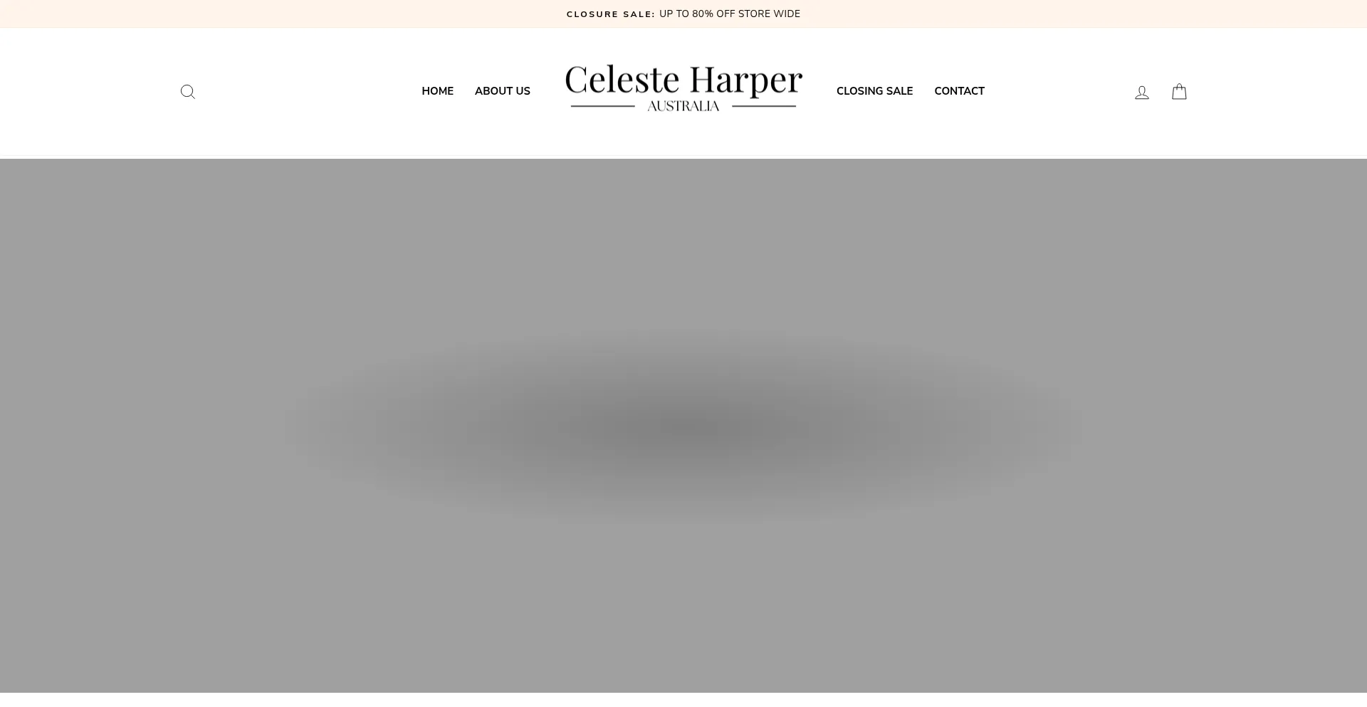 Website screenshot of Celeste-harper.com