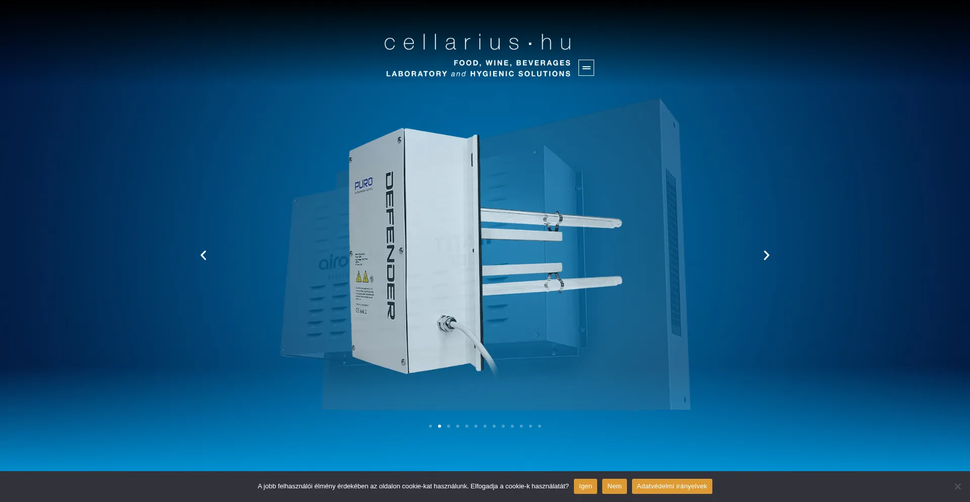 Cellarius.hu Screenshot