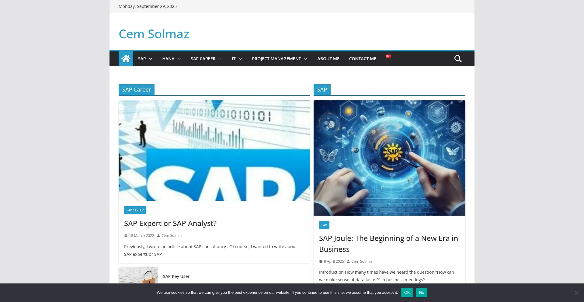 Cemsolmaz.com Screenshot