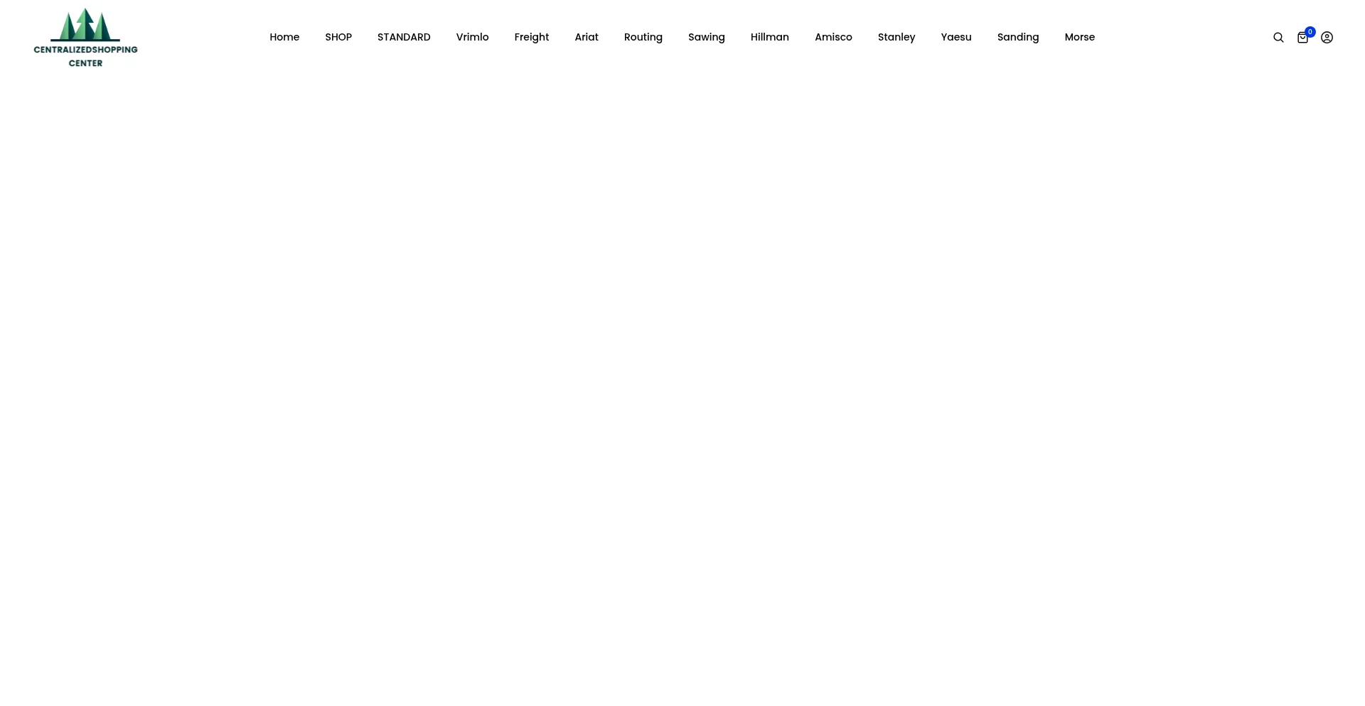 Website screenshot of Centralizedshoppingcenter.com