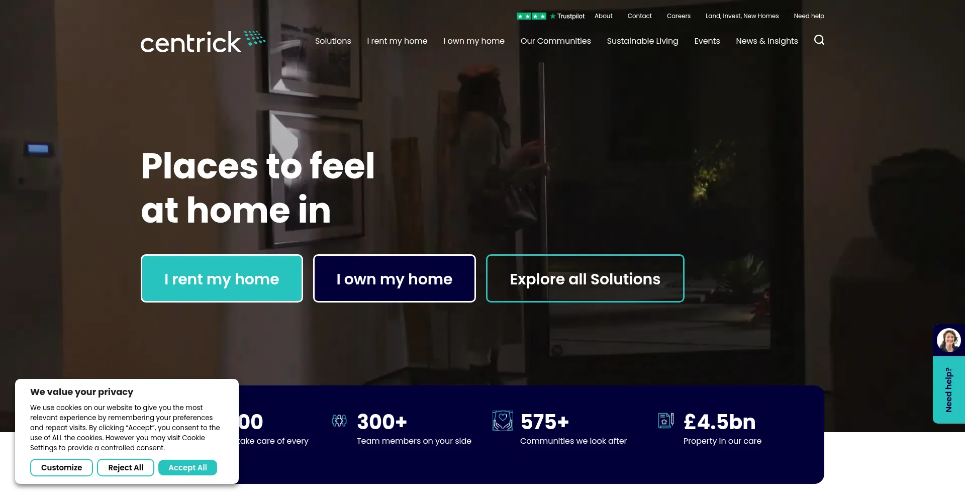 Centrick.co.uk Screenshot
