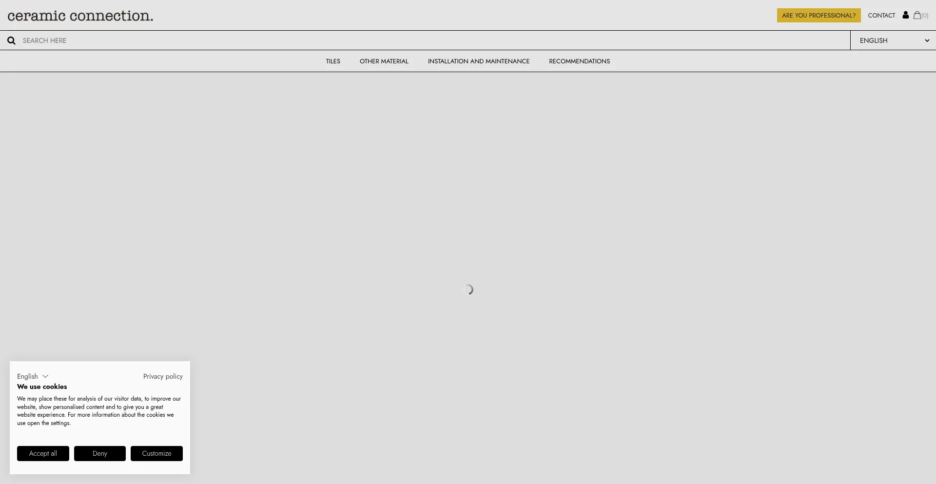 Ceramicconnection.com Screenshot