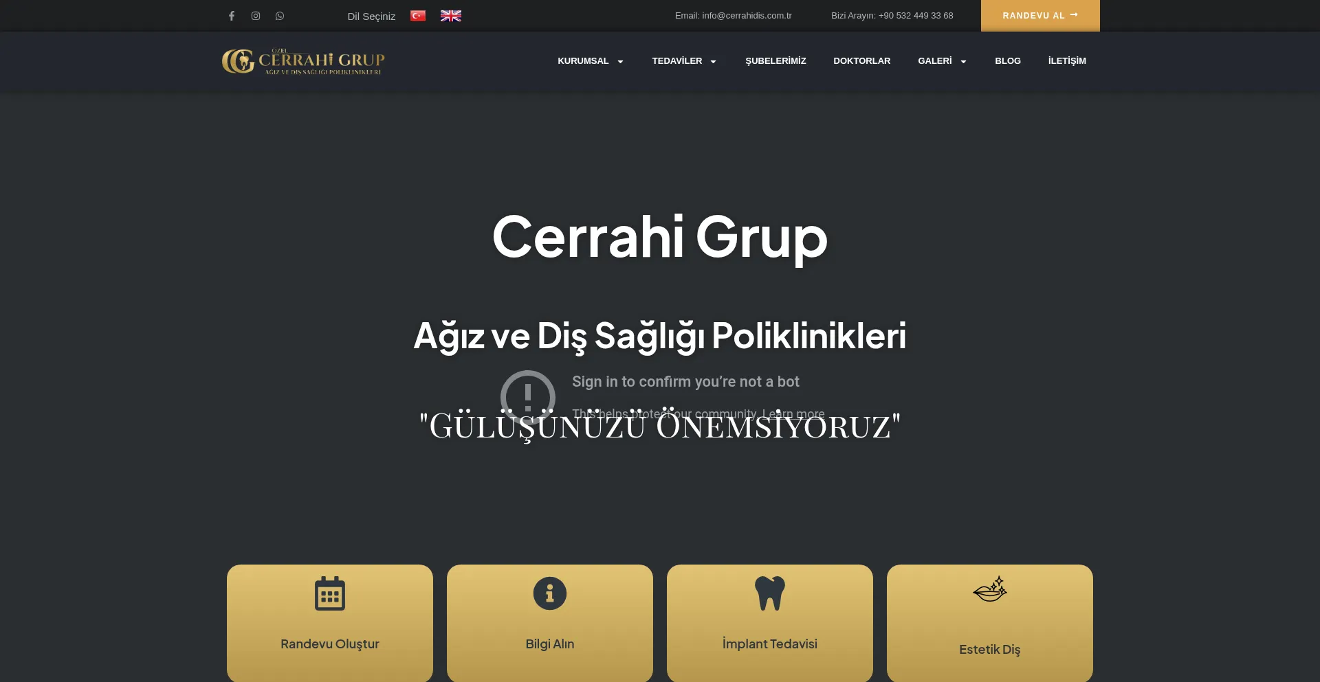 Cerrahidis.com Screenshot