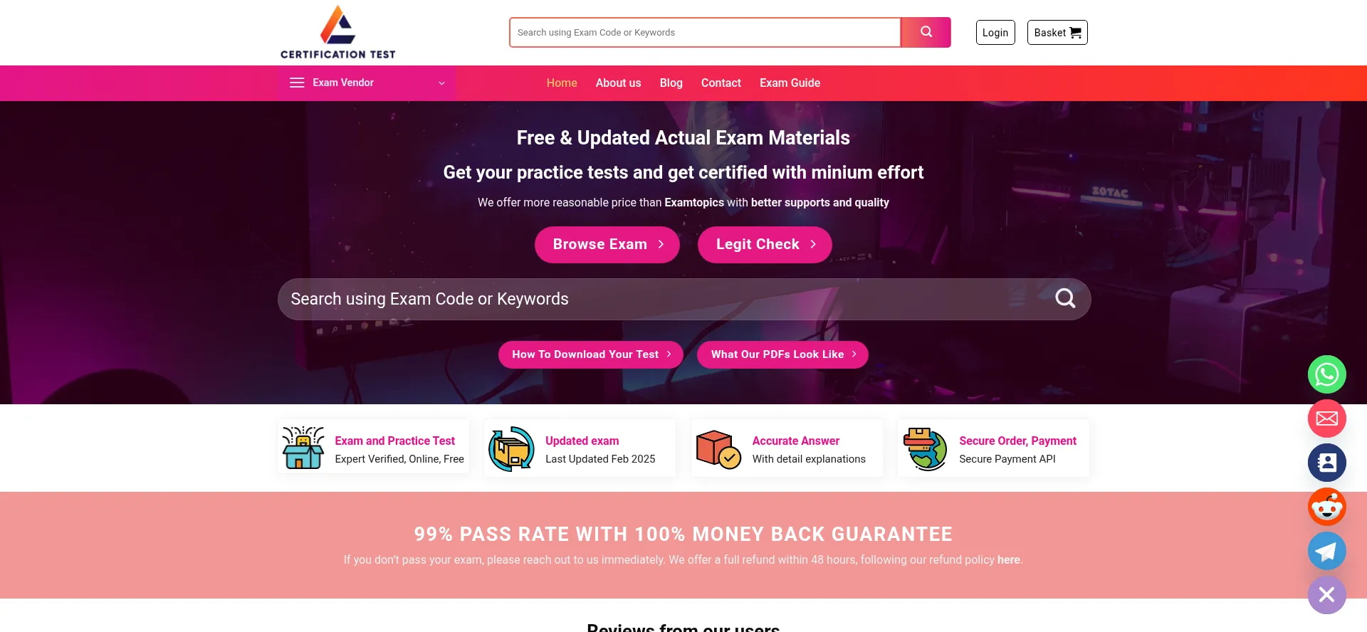 Certificationtest.net