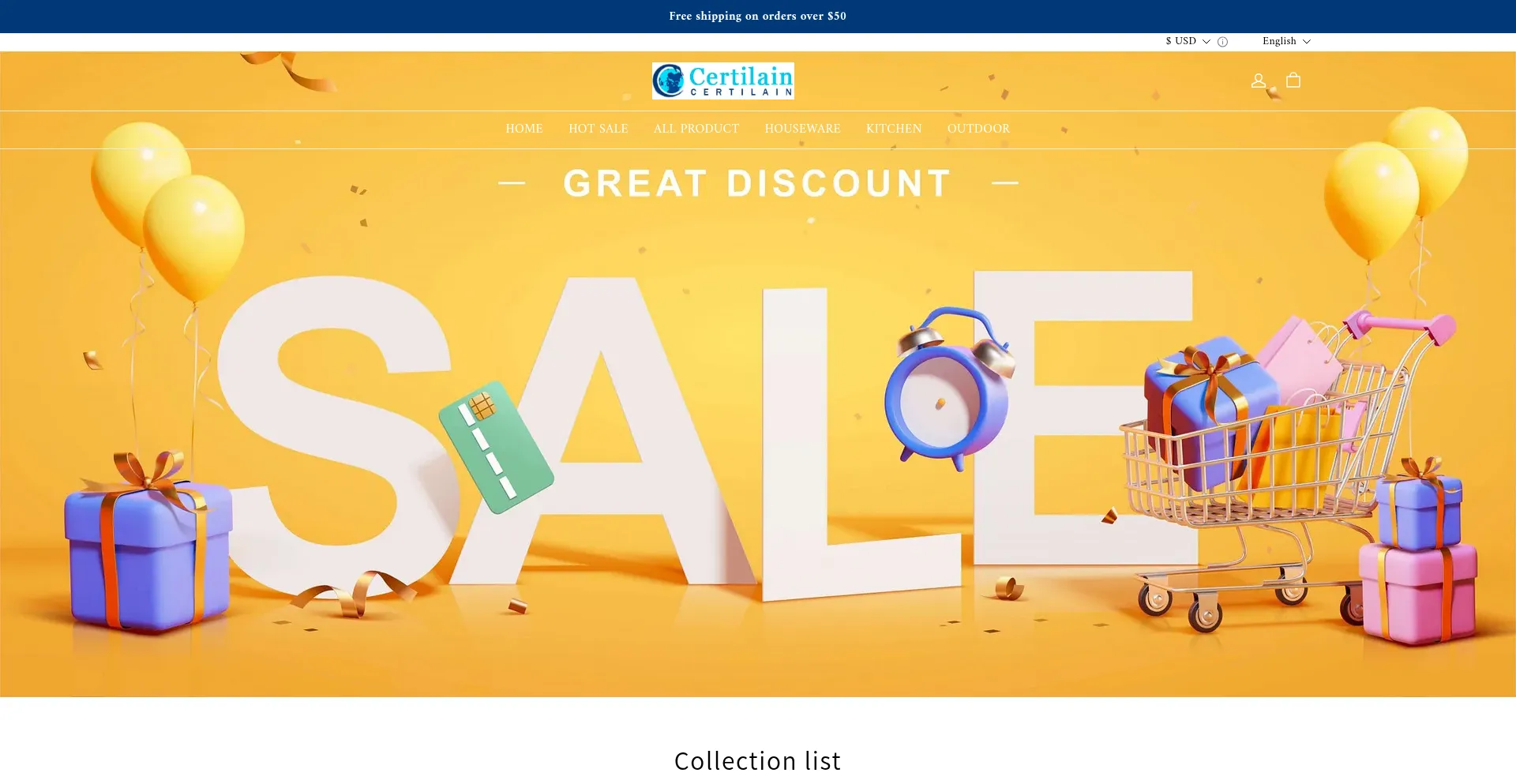 Website screenshot of Certilain.com