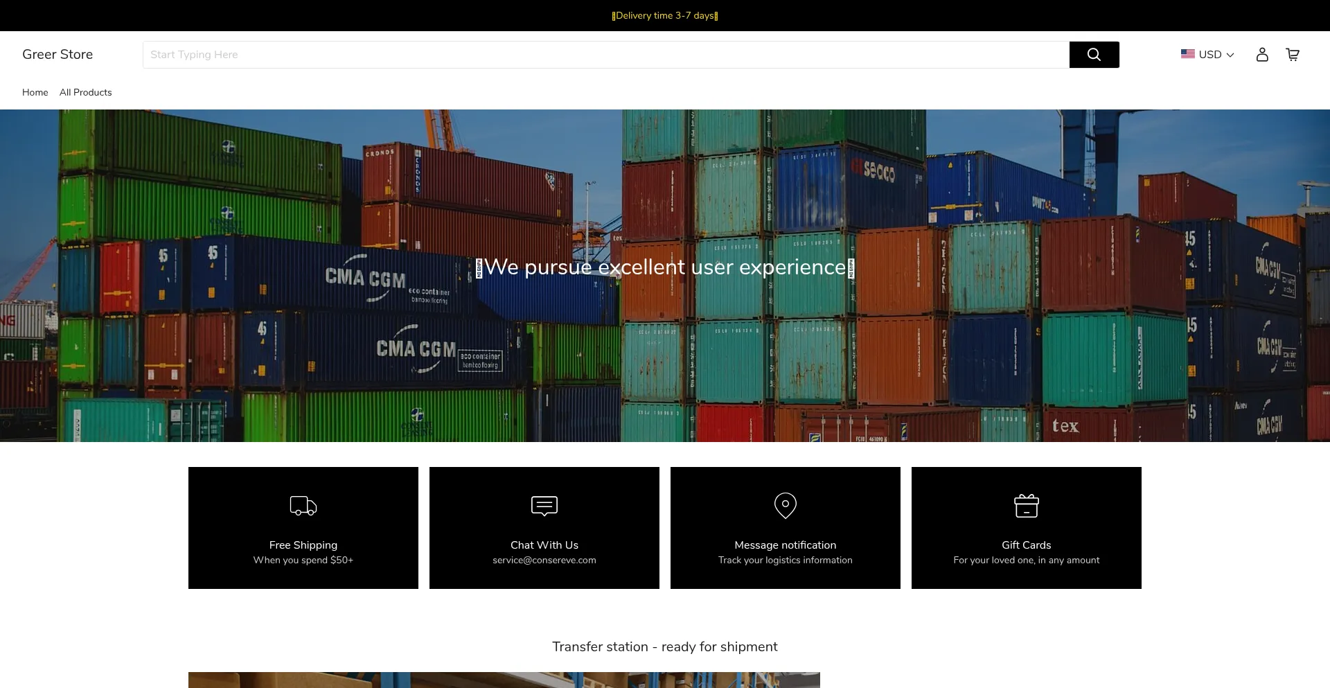 Website screenshot of Cesiary.com