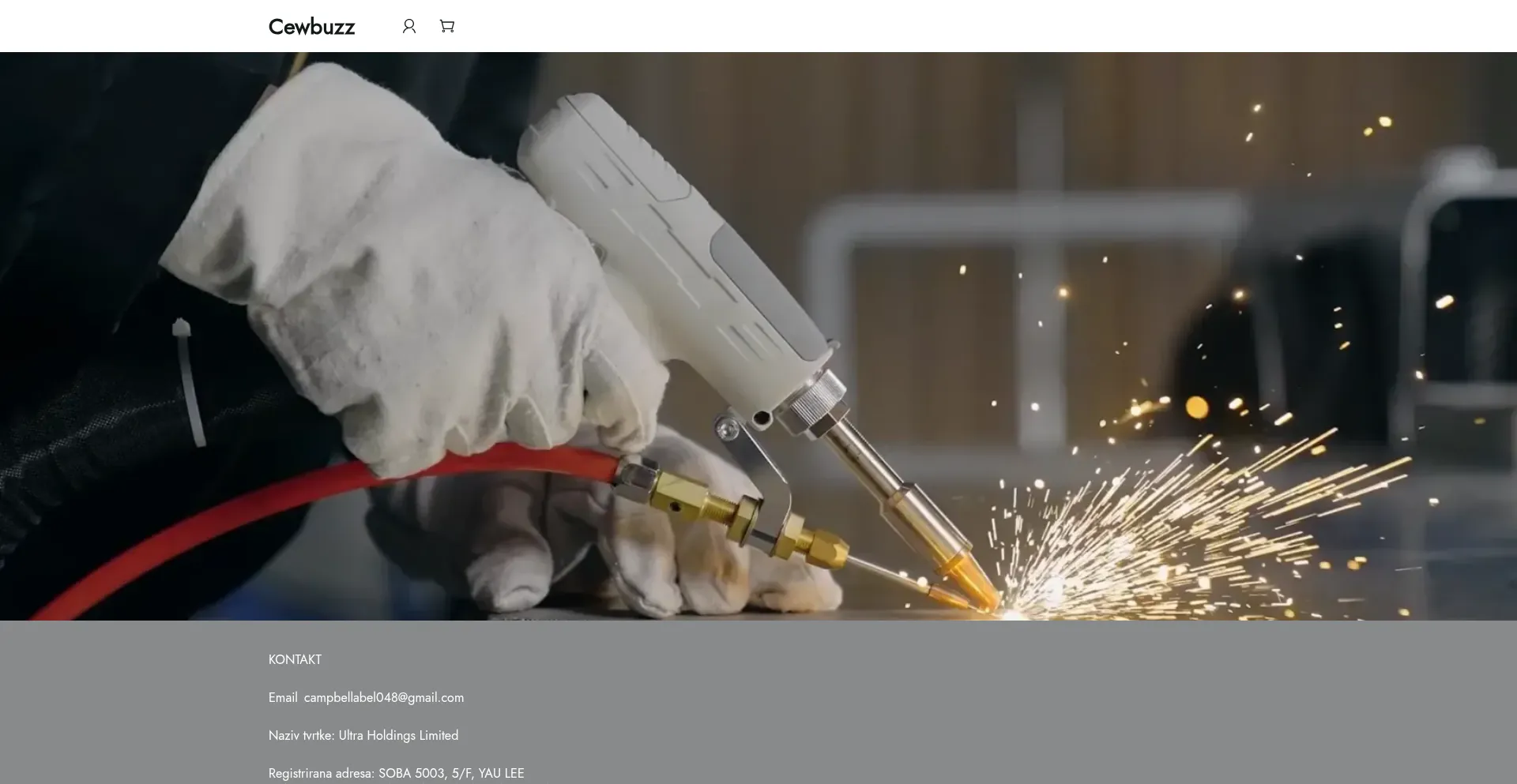 Website screenshot of Cewbuzz.shop