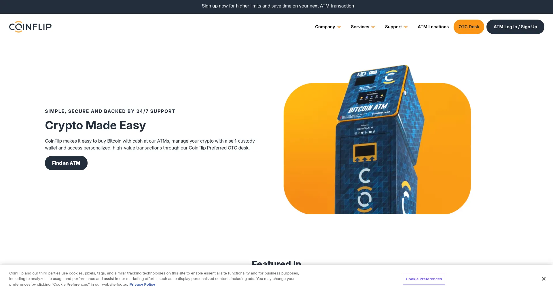 Website screenshot of Cf1.us