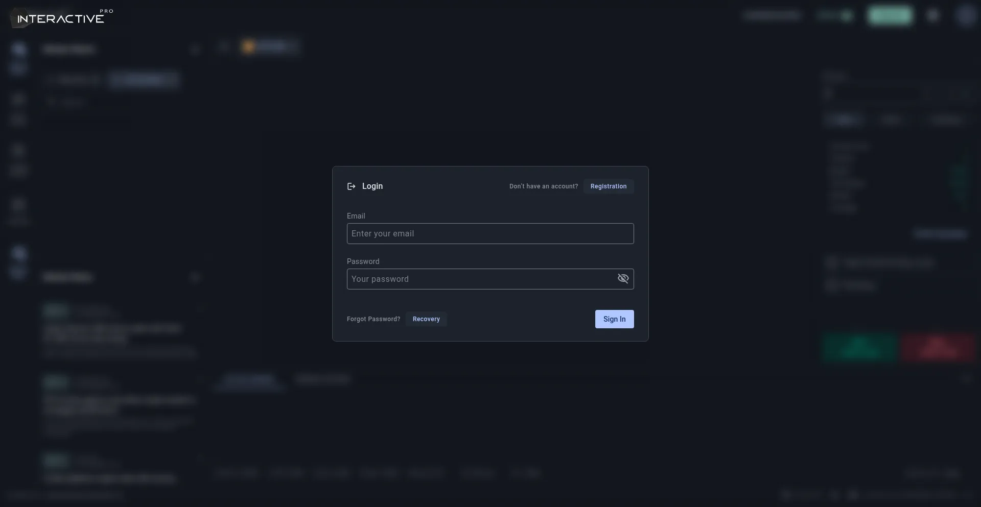 Website screenshot of Cfd.pro-interactiveltd.com