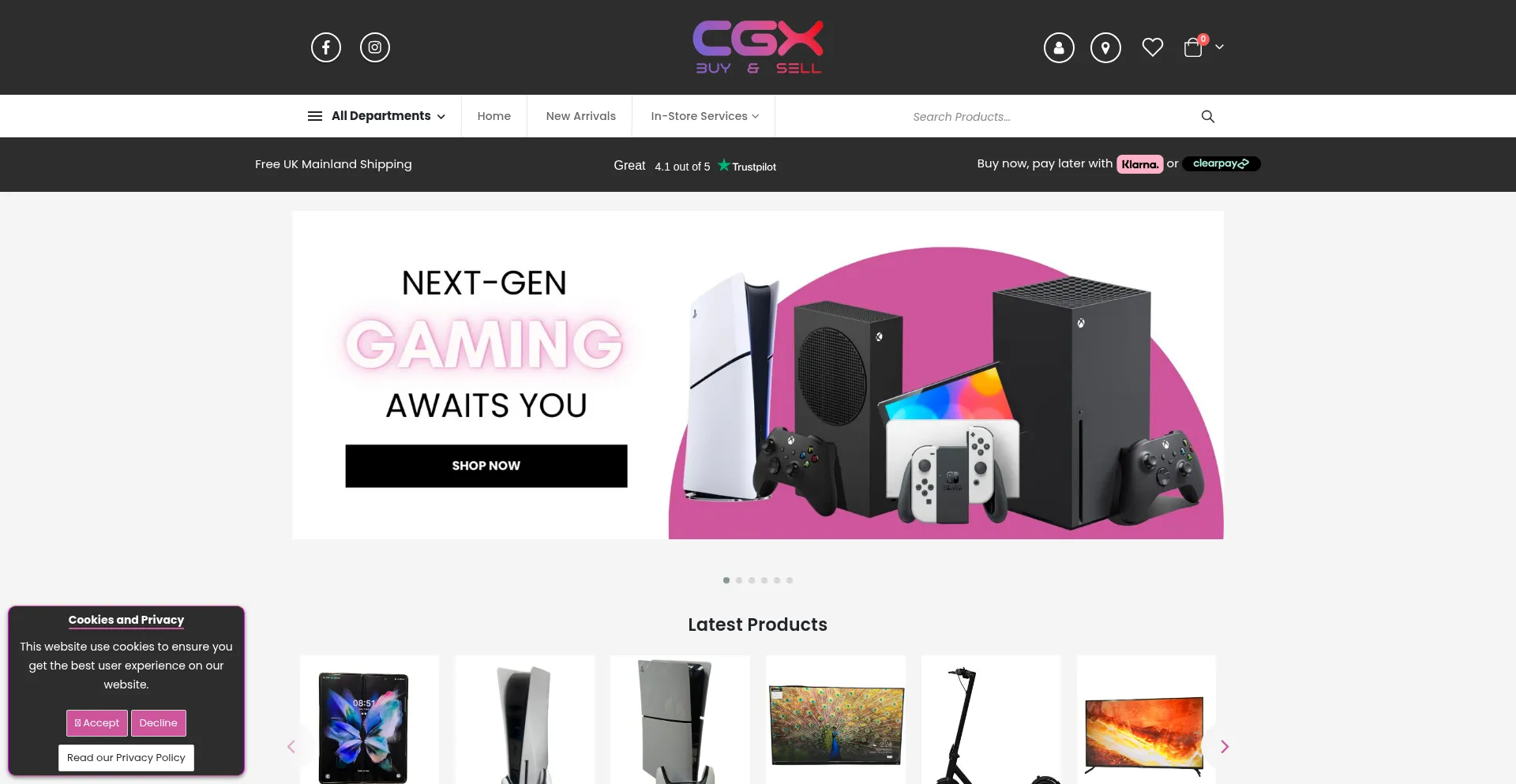 Cgxuk.co.uk Screenshot