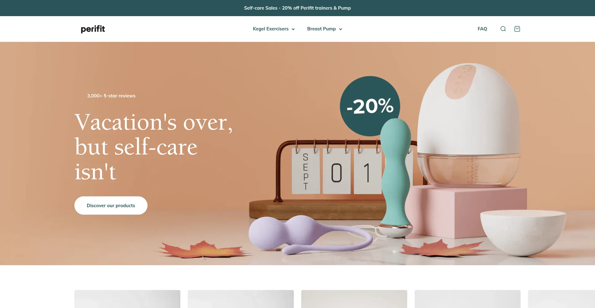 Website screenshot of Ch.perifit.co