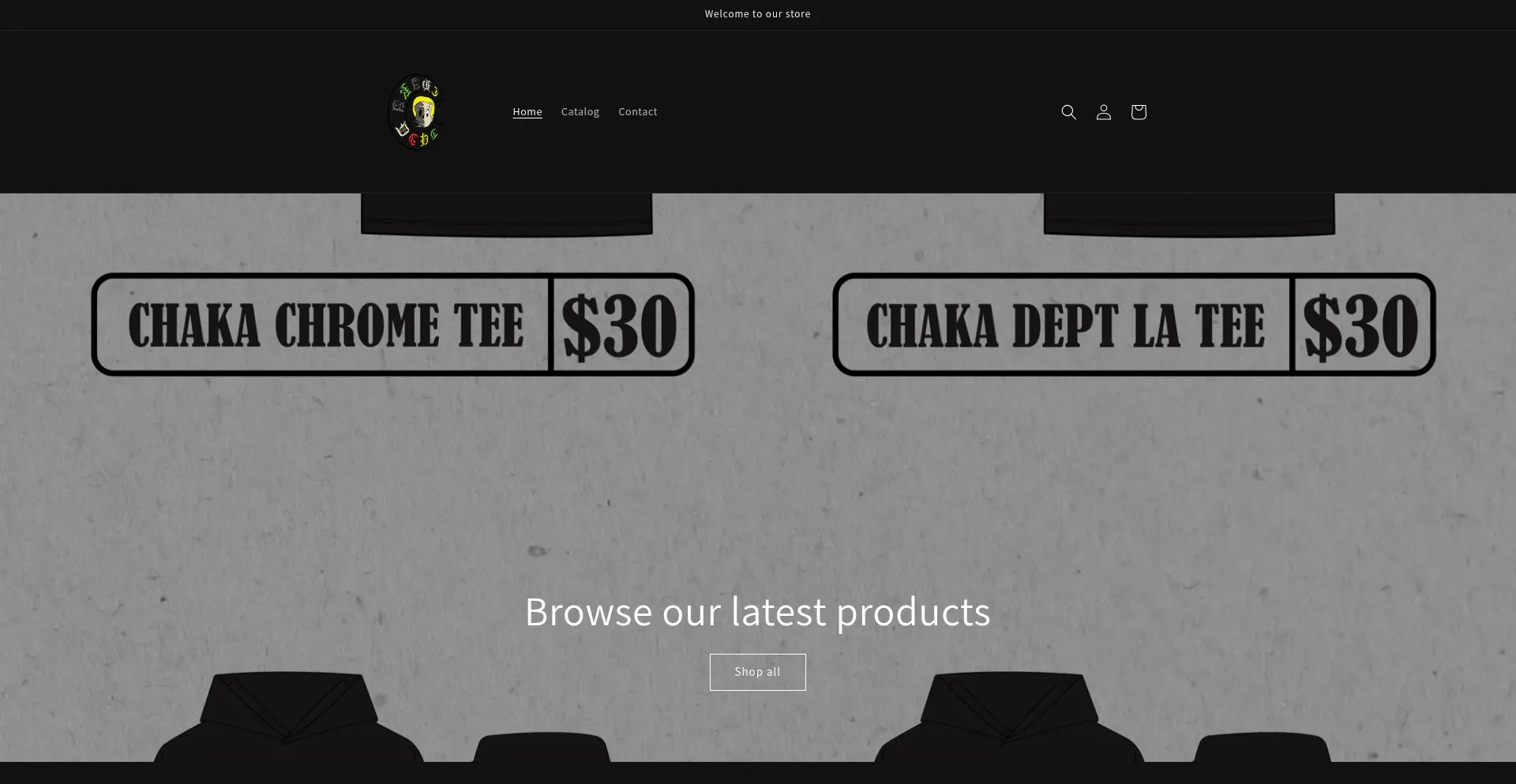 Chakadept.myshopify.com Screenshot