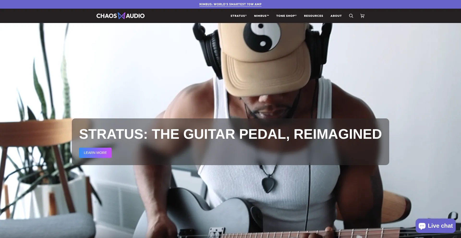 Chaosaudio.com Screenshot