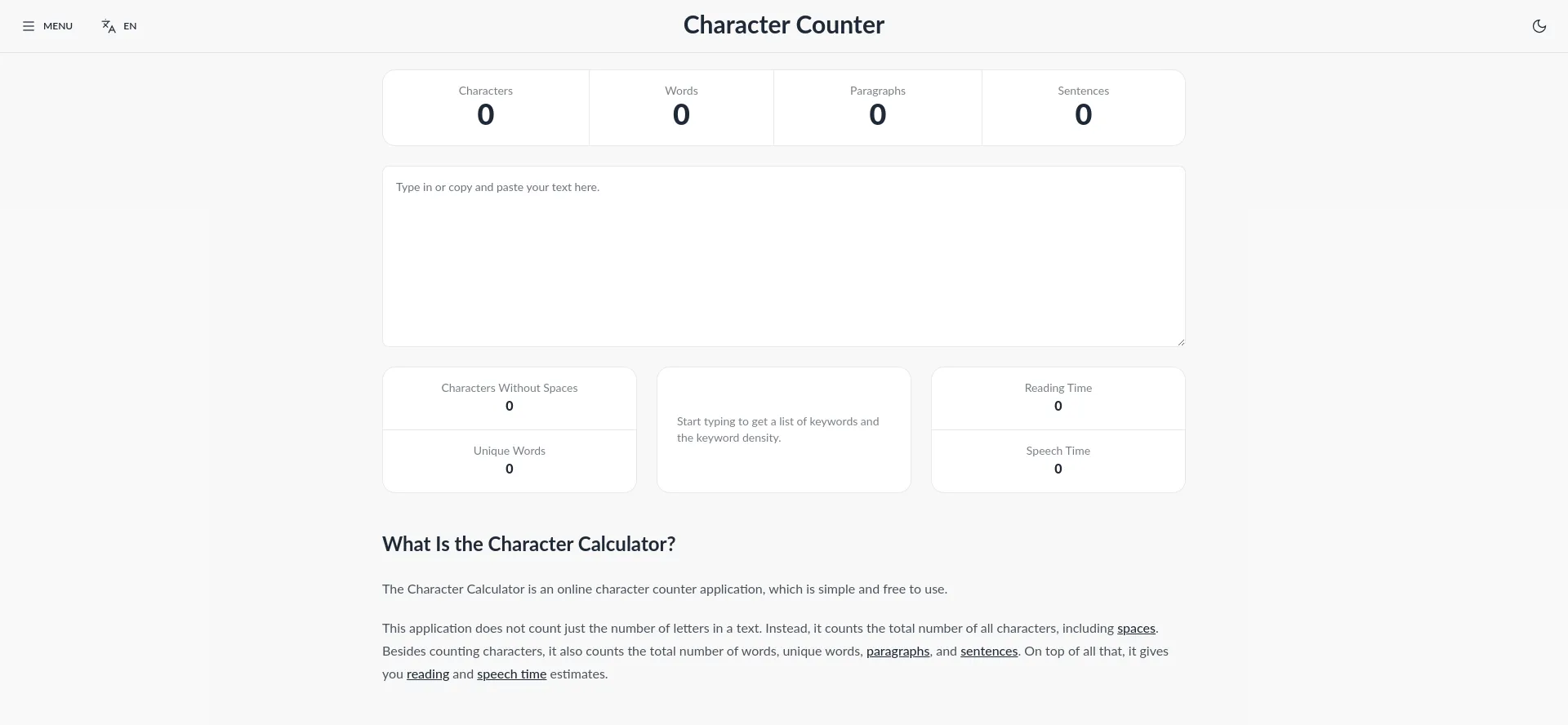 Charactercalculator.com