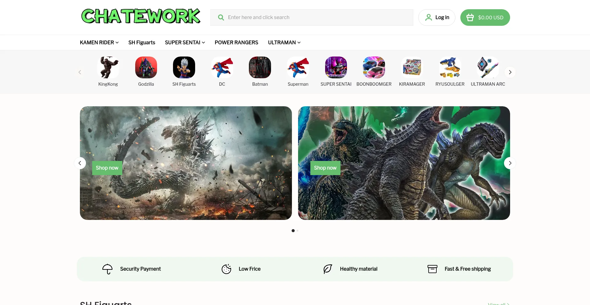 Website screenshot of Chatework.com