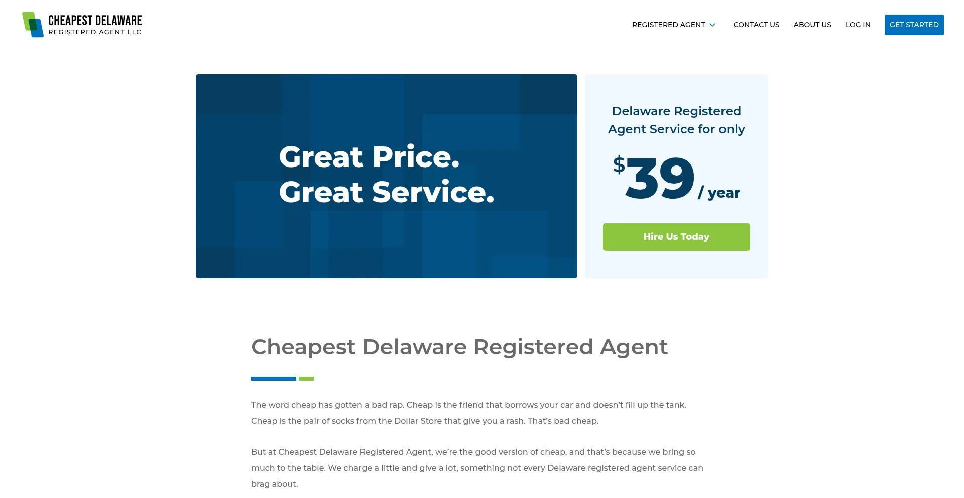 Cheapestdelawareregisteredagent.com