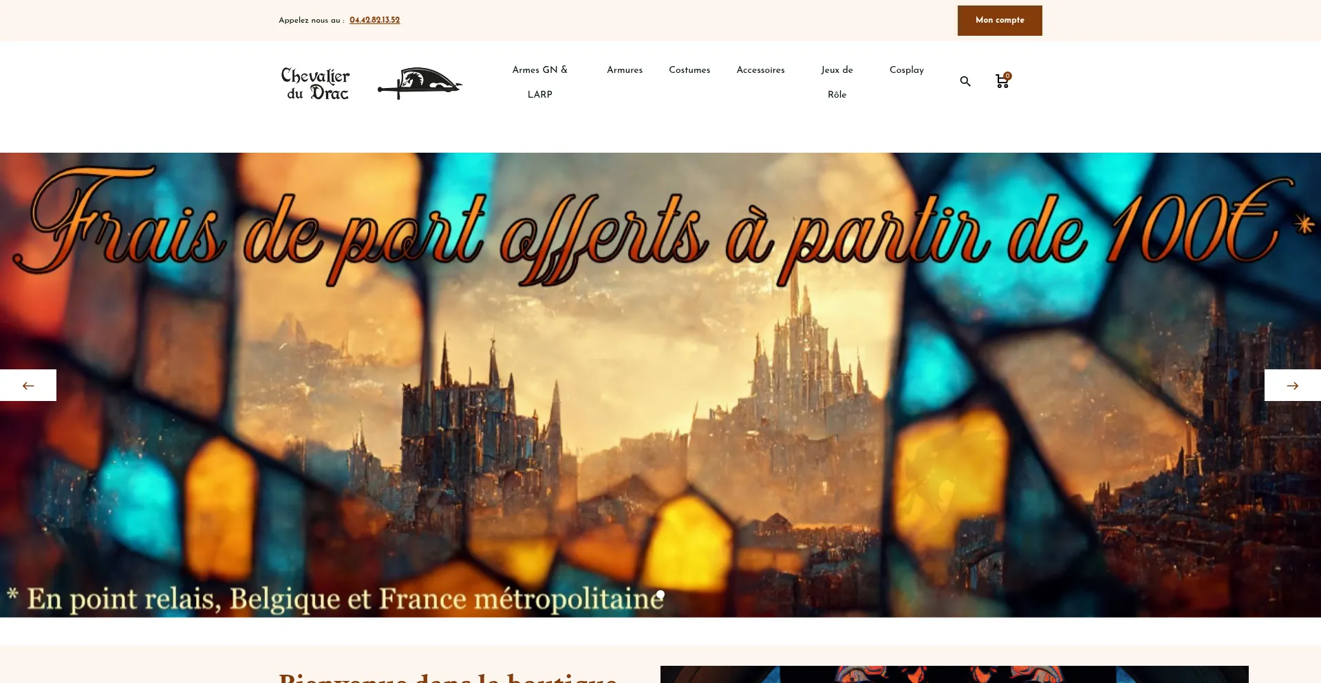 Chevalier-du-drac.com Screenshot