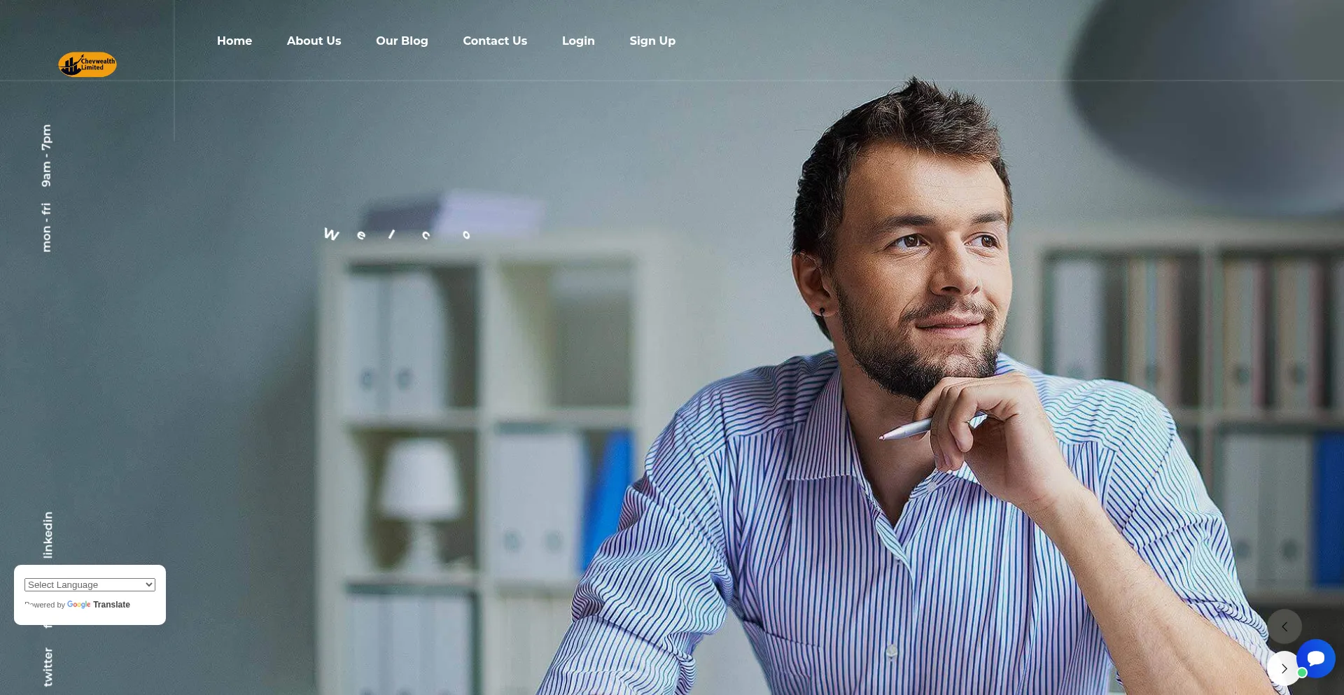 Website screenshot of Chevwealth.com