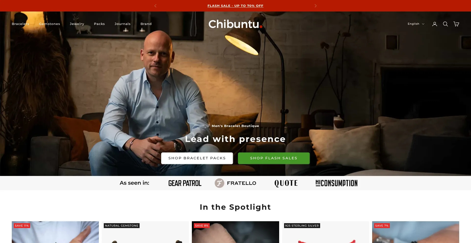Website screenshot of Chibuntu.com