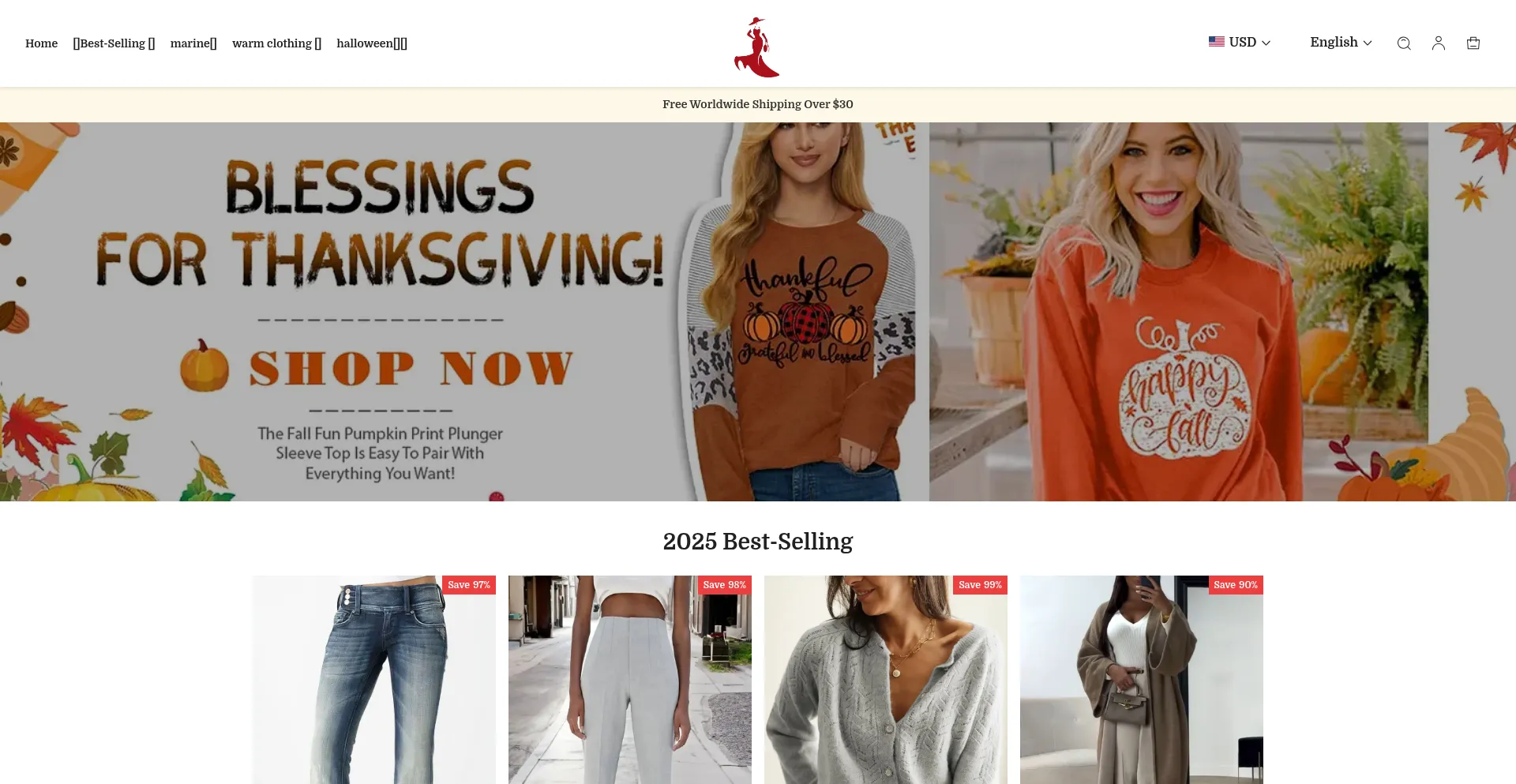 Website screenshot of Chicbontique.com