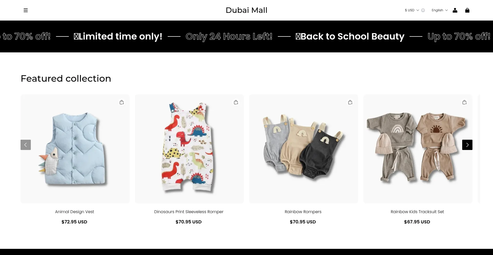 Website screenshot of Chiciramall.online