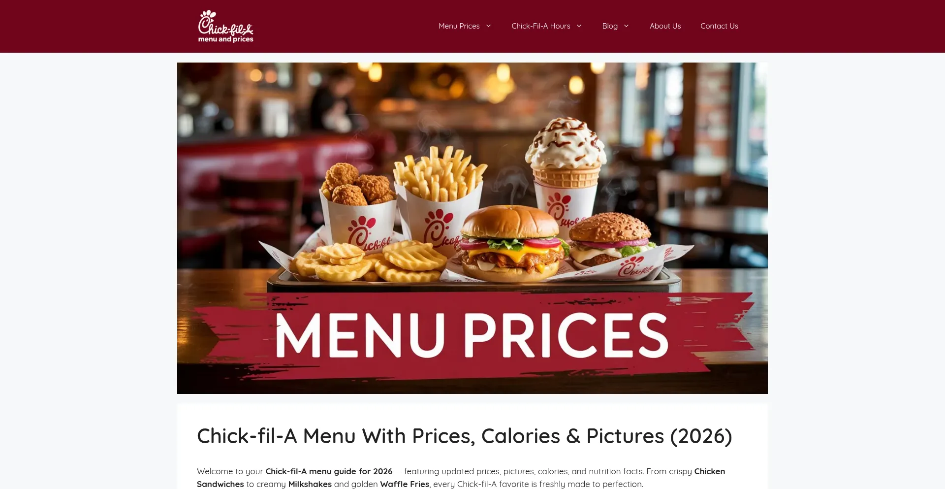 Chick-fil-a-menu.net