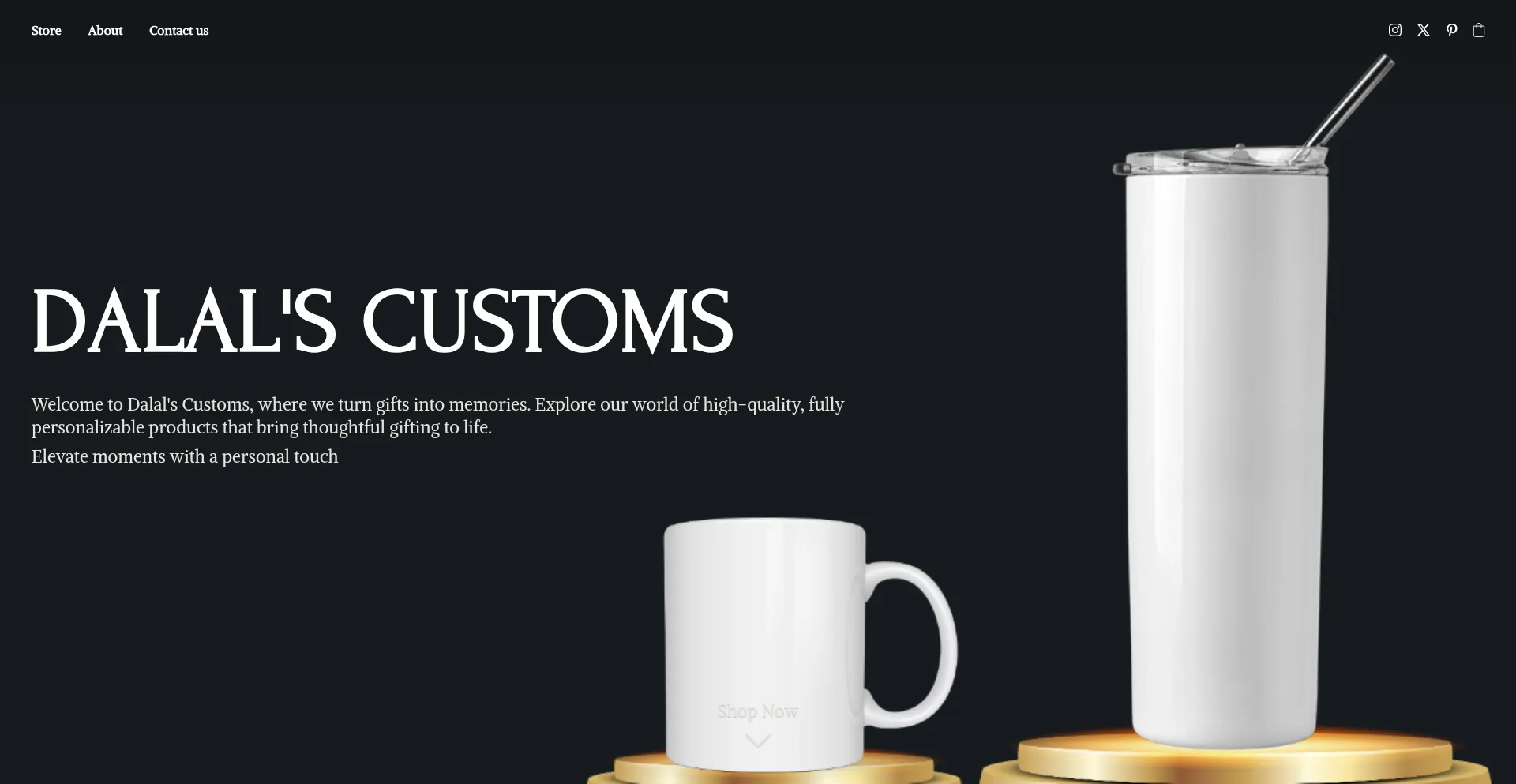 Website screenshot of Chicoryx.com