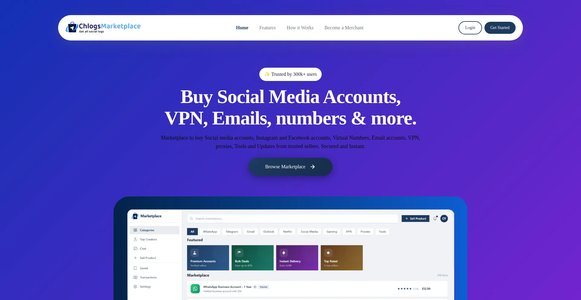 Chlogsmarketplace.com